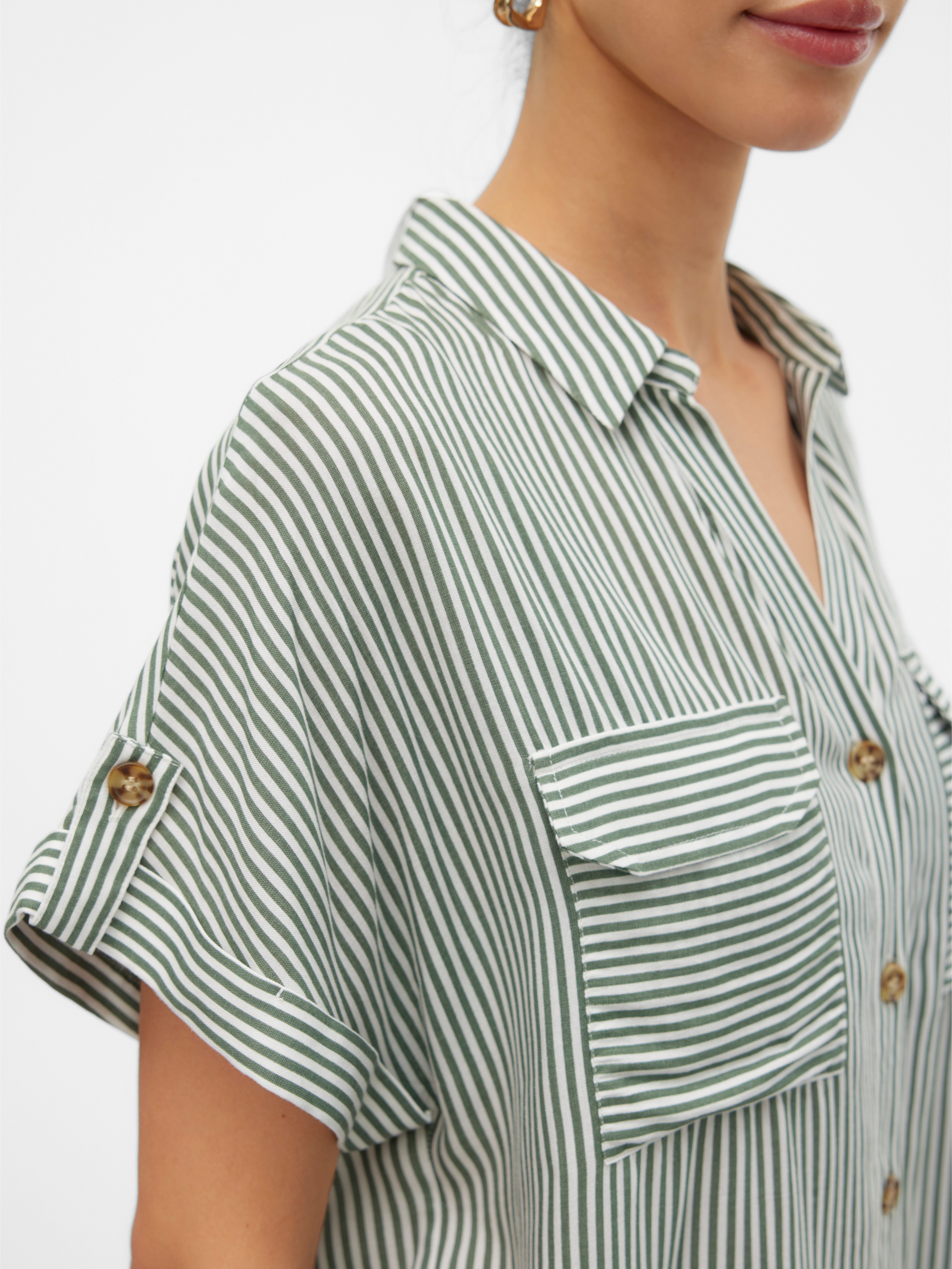 Vero Moda Overhemdblouse VMBUMPY S/S SHIRT WVN GA NOOS