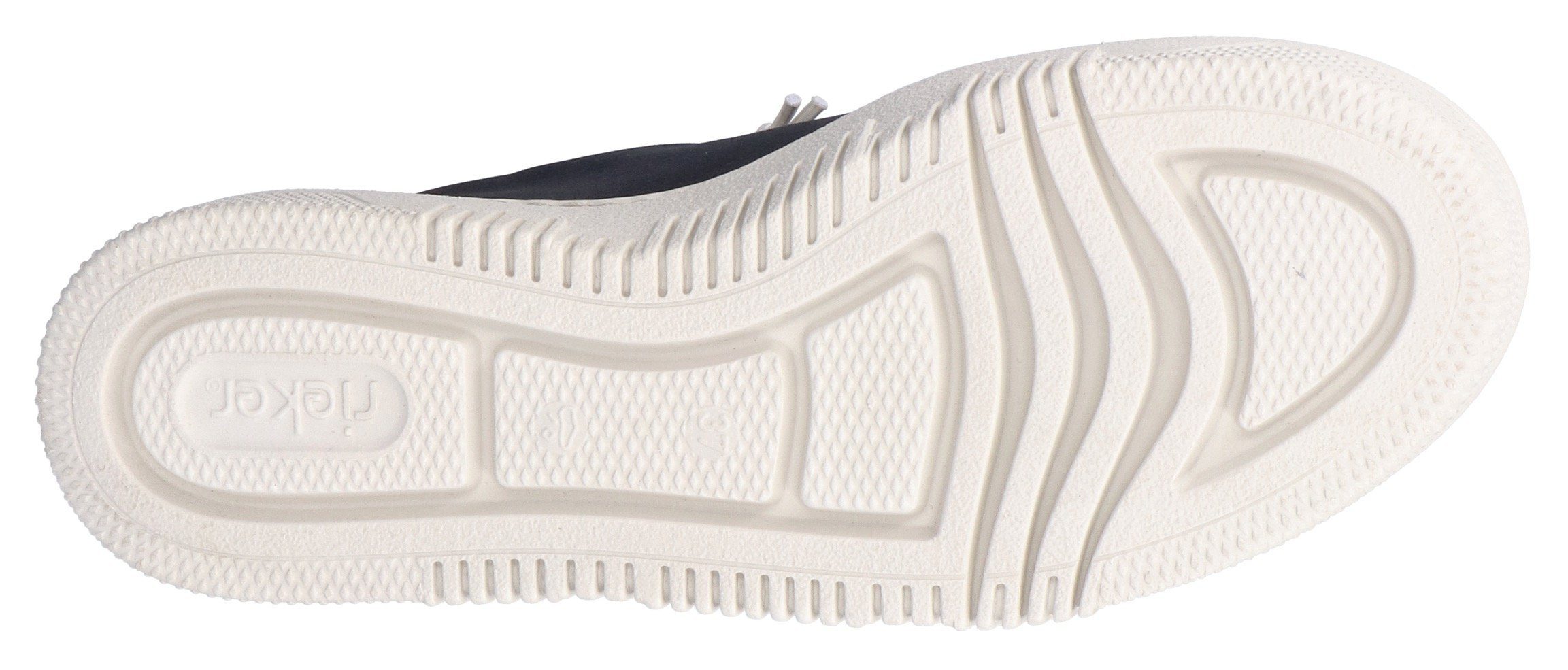 Rieker Plateausneakers Sneaker, slip-on sneaker, slipper met zachte leren binnenzool
