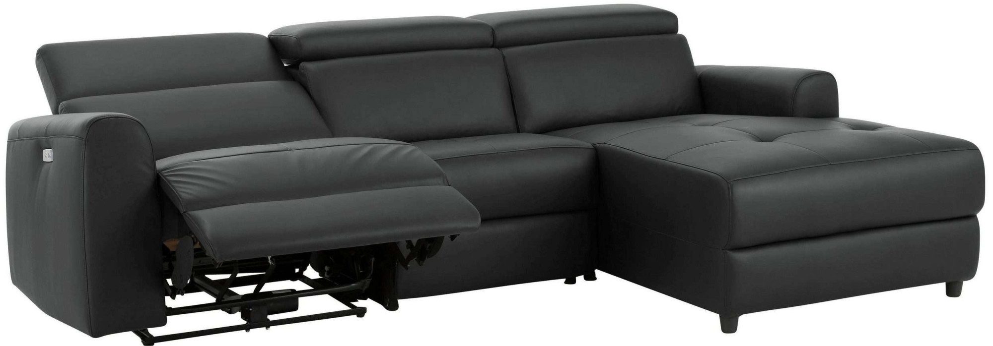 Home affaire Hoekbank Sentrano, L-vorm, 275 cm, man. of electr. relaxfunctie en usb/kopverstelling
