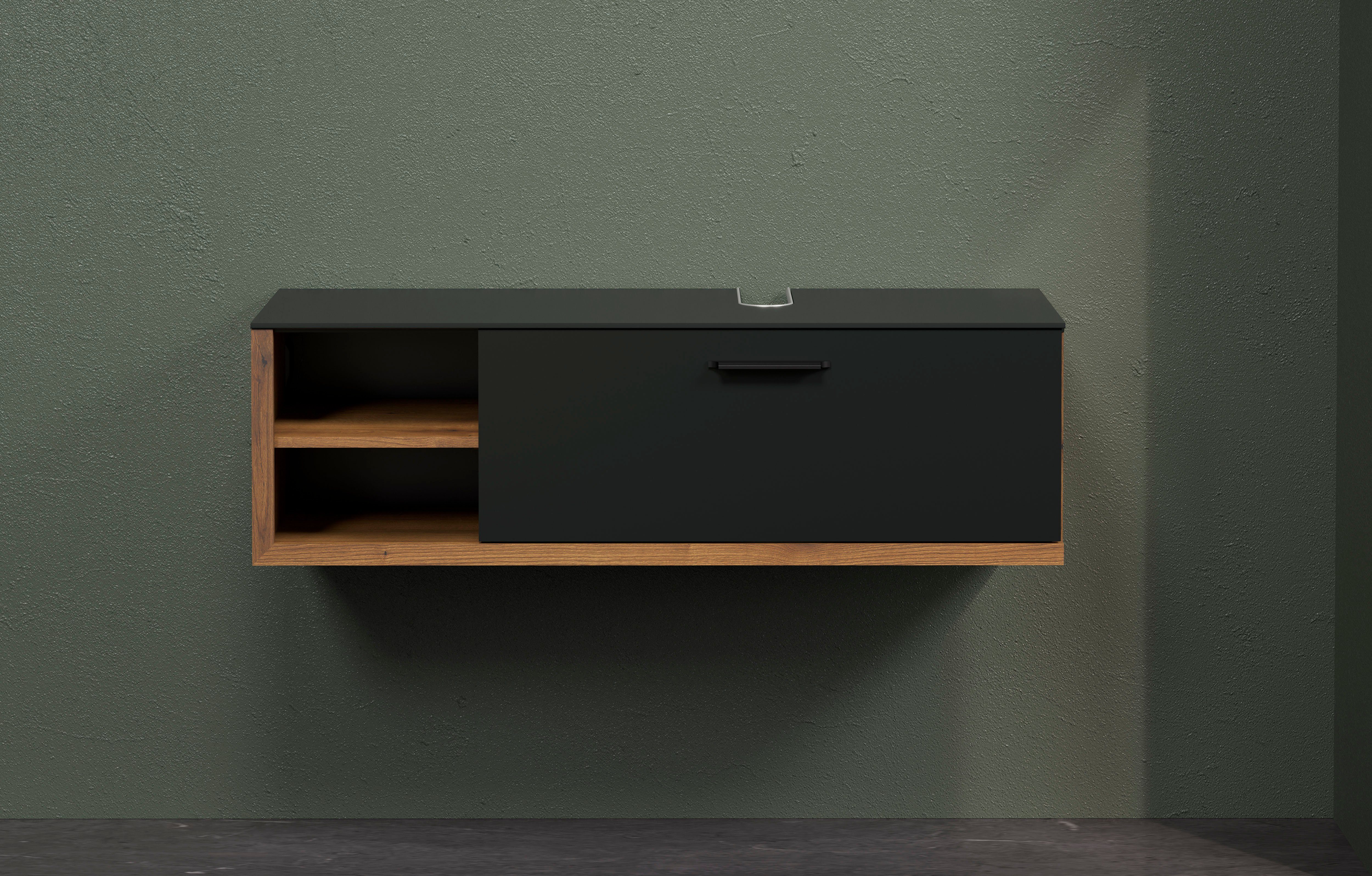 INOSIGN Wastafelonderkast Premont Hangende wastafel met sifonaansluiting - (B/D/H) 120/45/36 cm (1 stuk)