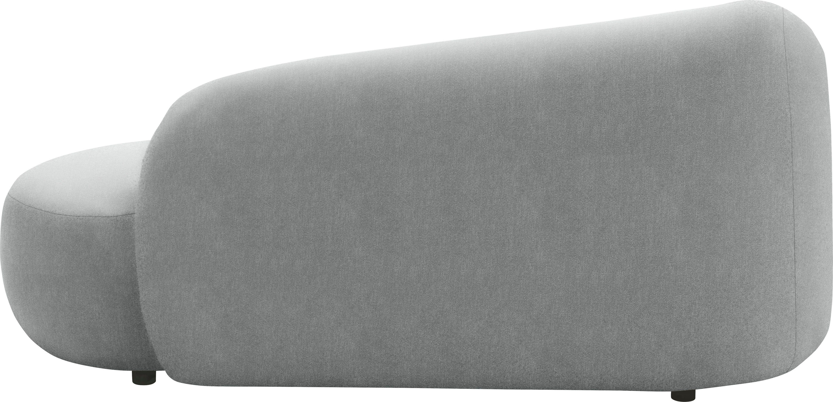 andas Récamier Björnar incl. reversible-sierkussen: bloemmotief, resp. uni, Binnenvering, armleuning links of rechts naar keuze, B/D/H: 183x105x75 cm