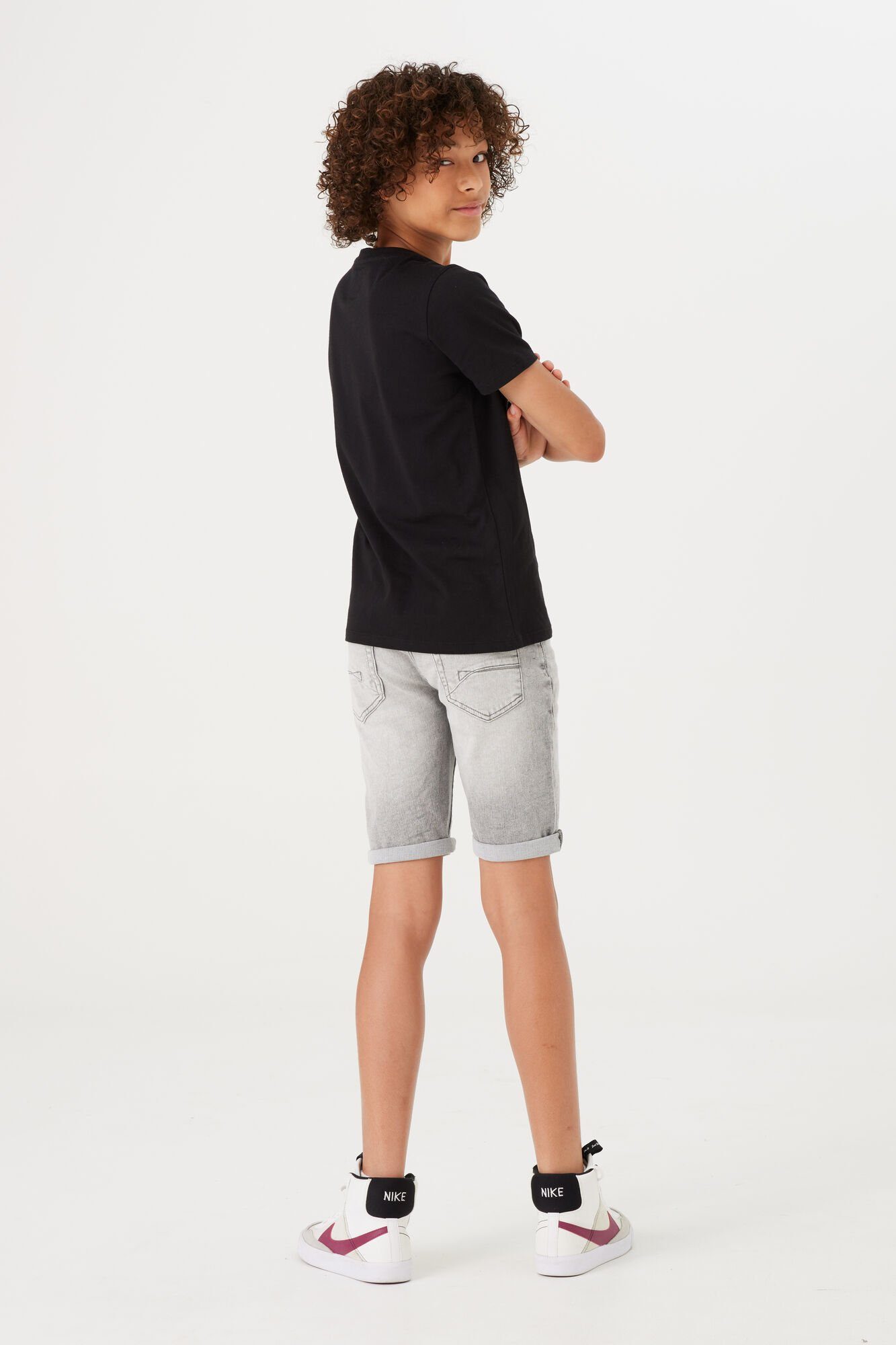 Garcia Jeansshort TAVIO met used-effecten