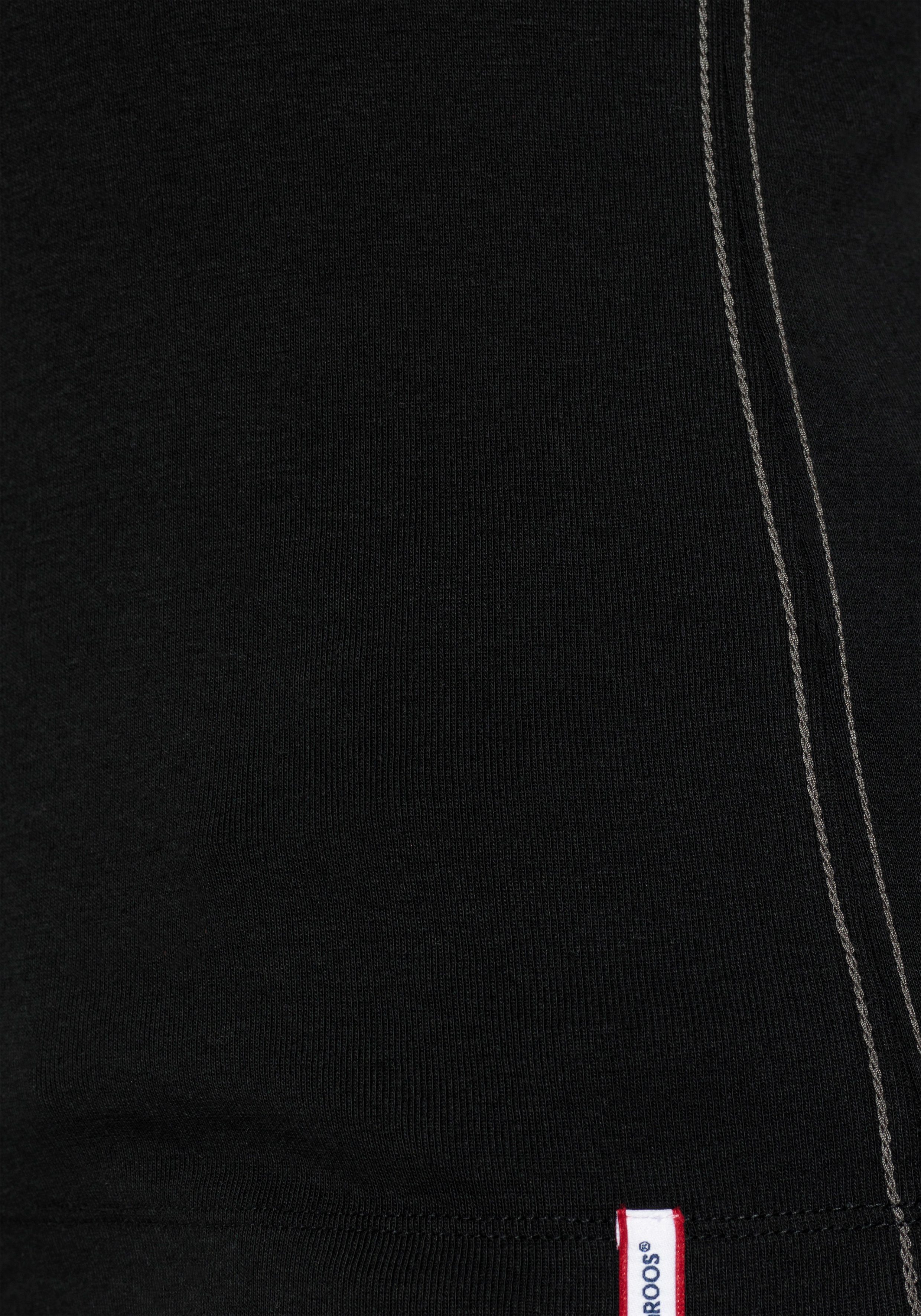 KangaROOS Longsleeve Lange mouwen, zeer figuurvolgend, van ribstof, van 100% katoen