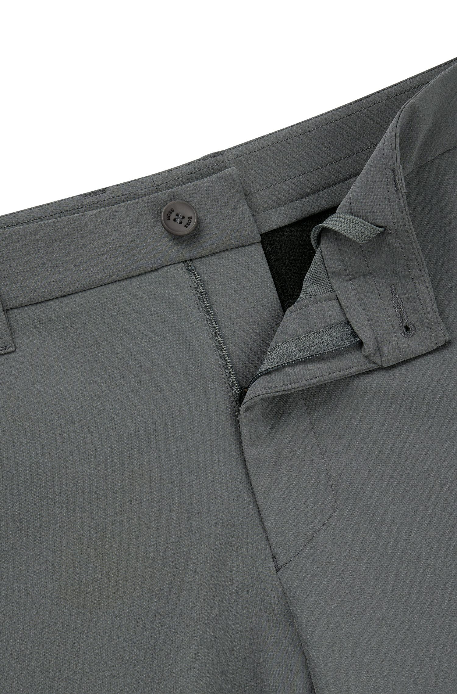BOSS GREEN Chino-short S_Commuter met boss-opdruk