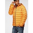 champion gewatteerde jas hooded jacket oranje