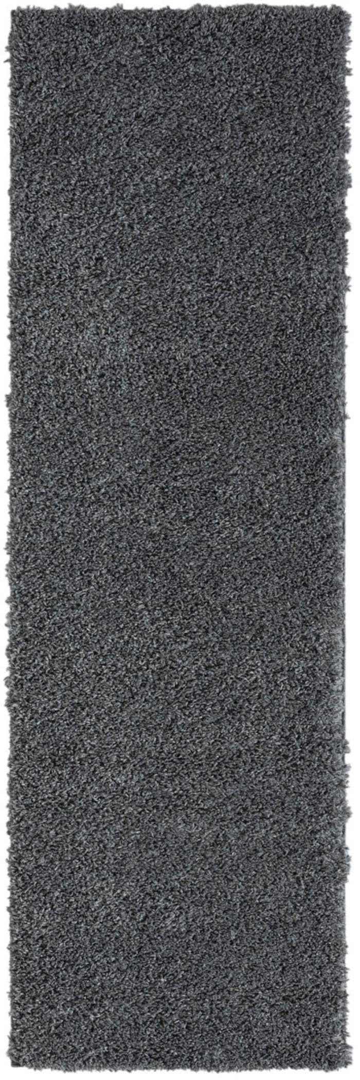 Myflair Möbel & Accessoires Set slaapkamerkleedjes met hoge pool My Shaggy Shaggy, uni-kleuren, licht glanzend, extra fluffy, loper-set