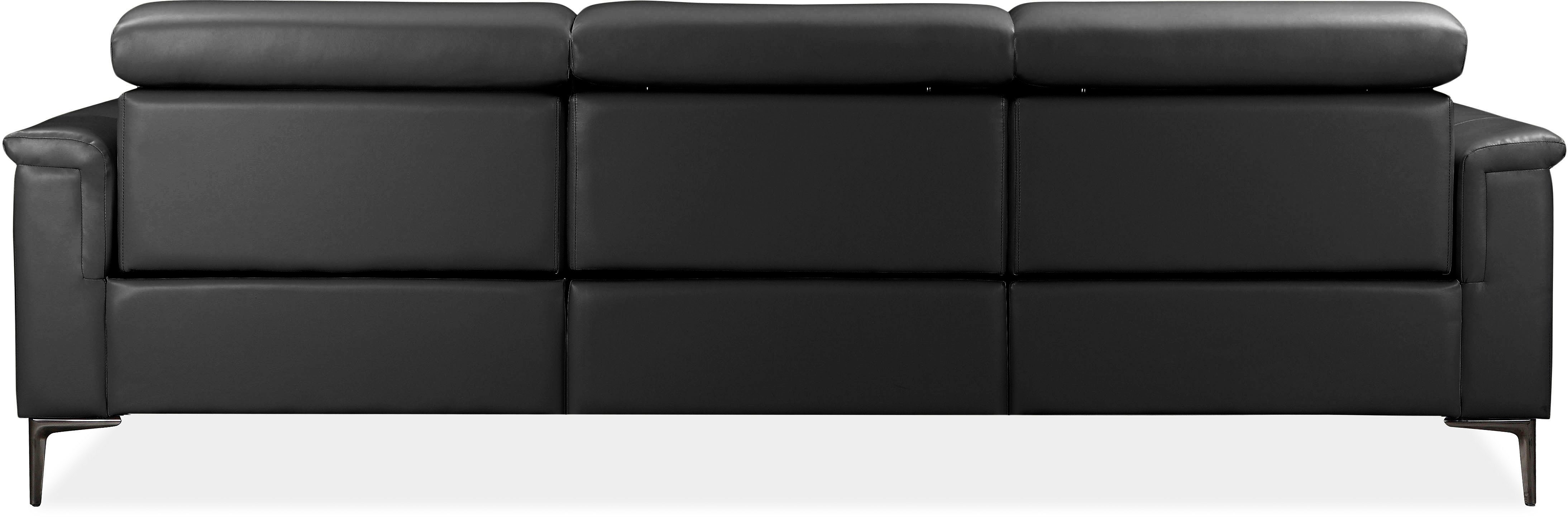 Places of Style Hoekbank Lund, L-vorm, 261 cm, handmatige of elektrische relaxfunctie (met USB-A)