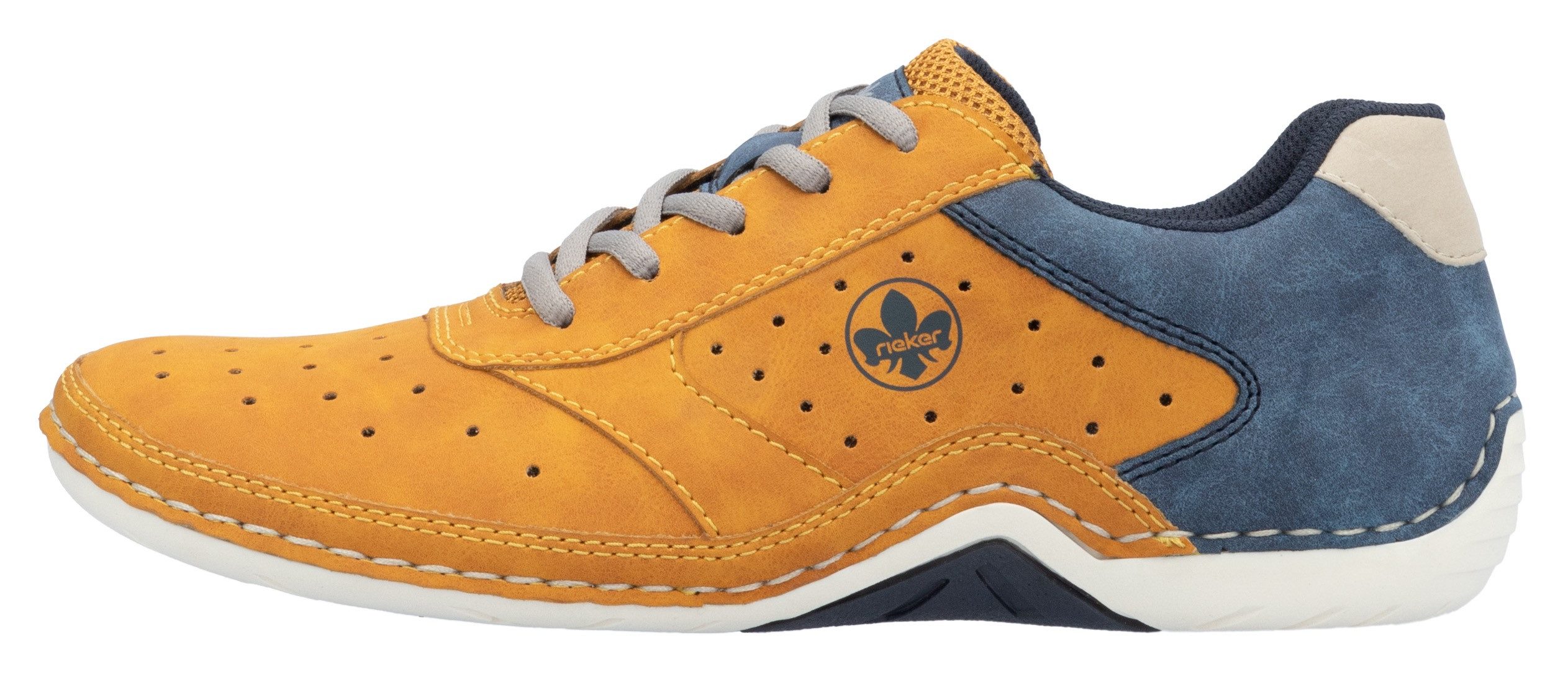 Rieker Sneakers , veterschoen, lage schoen, vrijetijdsschoen met memosoft binnenzool