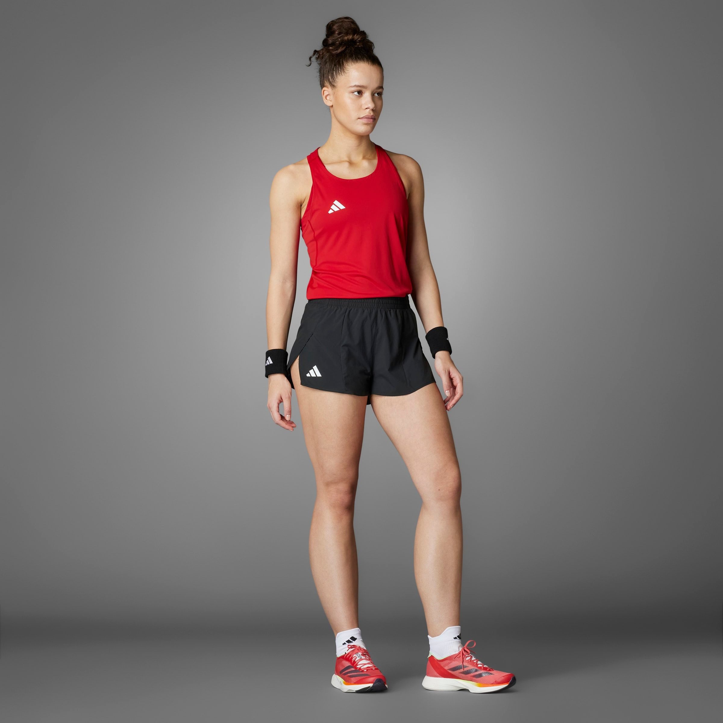 adidas Performance Runningshort ADIZERO E SPLIT (1-delig)