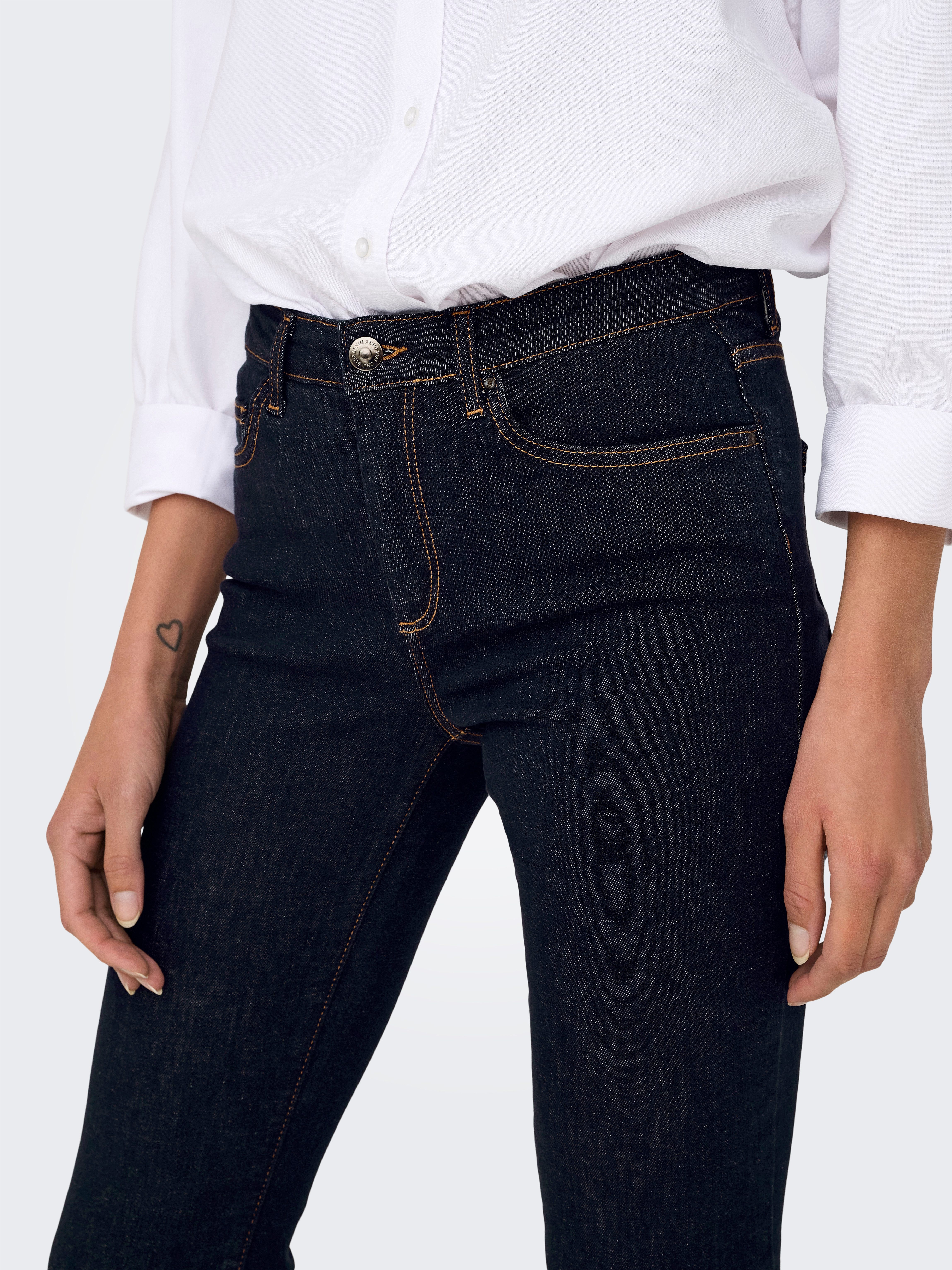 Only Skinny fit jeans ONLBLUSH MID FL STAYBLUE DNM REA023NOOS