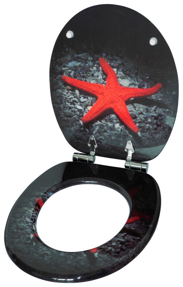 Sanilo Toiletzitting Deep Sea met soft-closemechanisme