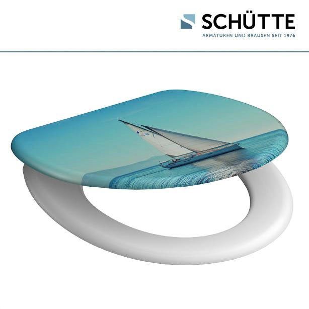 Schütte Toiletzitting Sailing Duroplast, met soft-closemechanisme