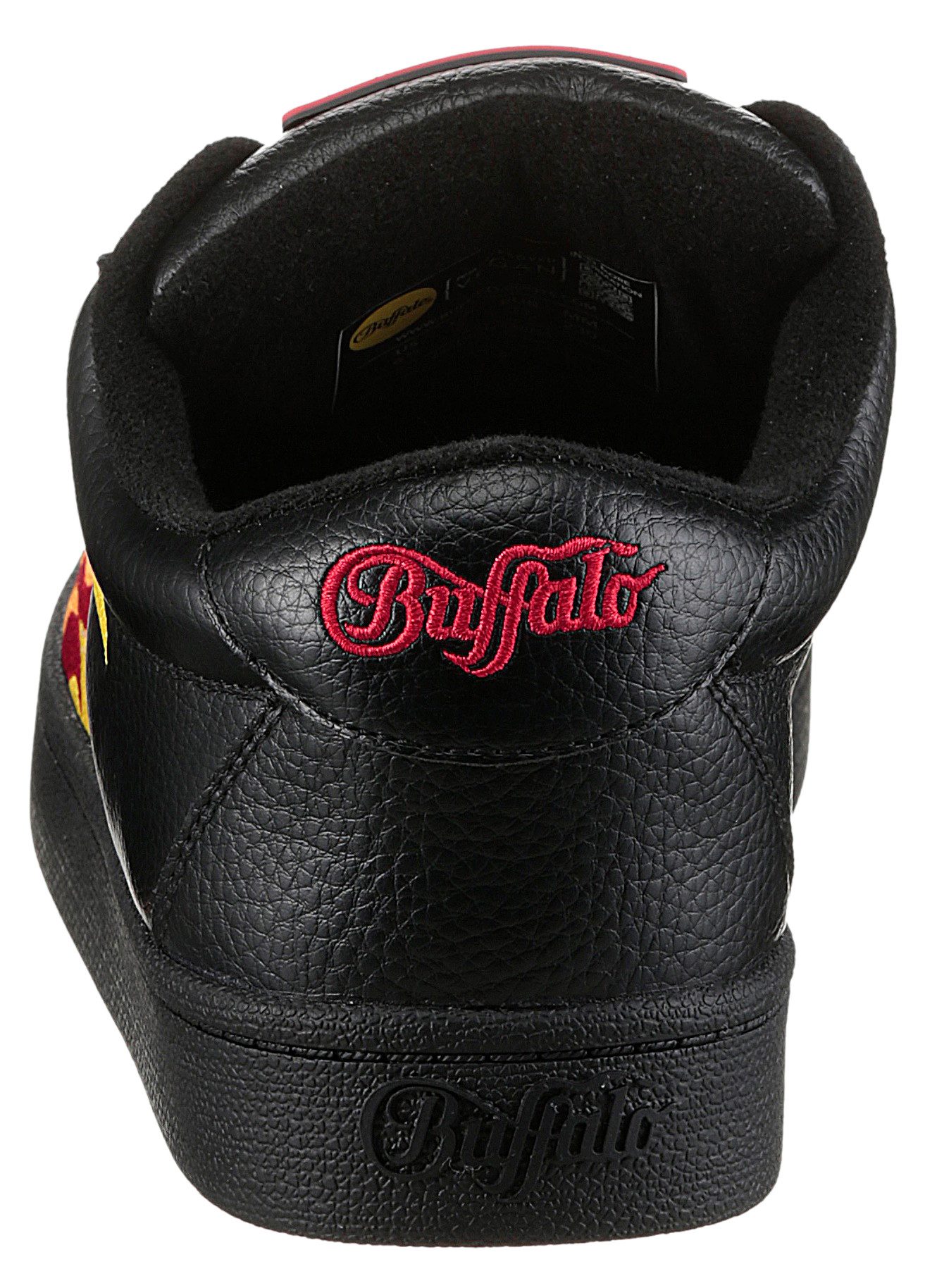 Buffalo Sneakers Liberty vrijetijdsschoen, veterschoen, lage schoen met trendy vlammenmotief