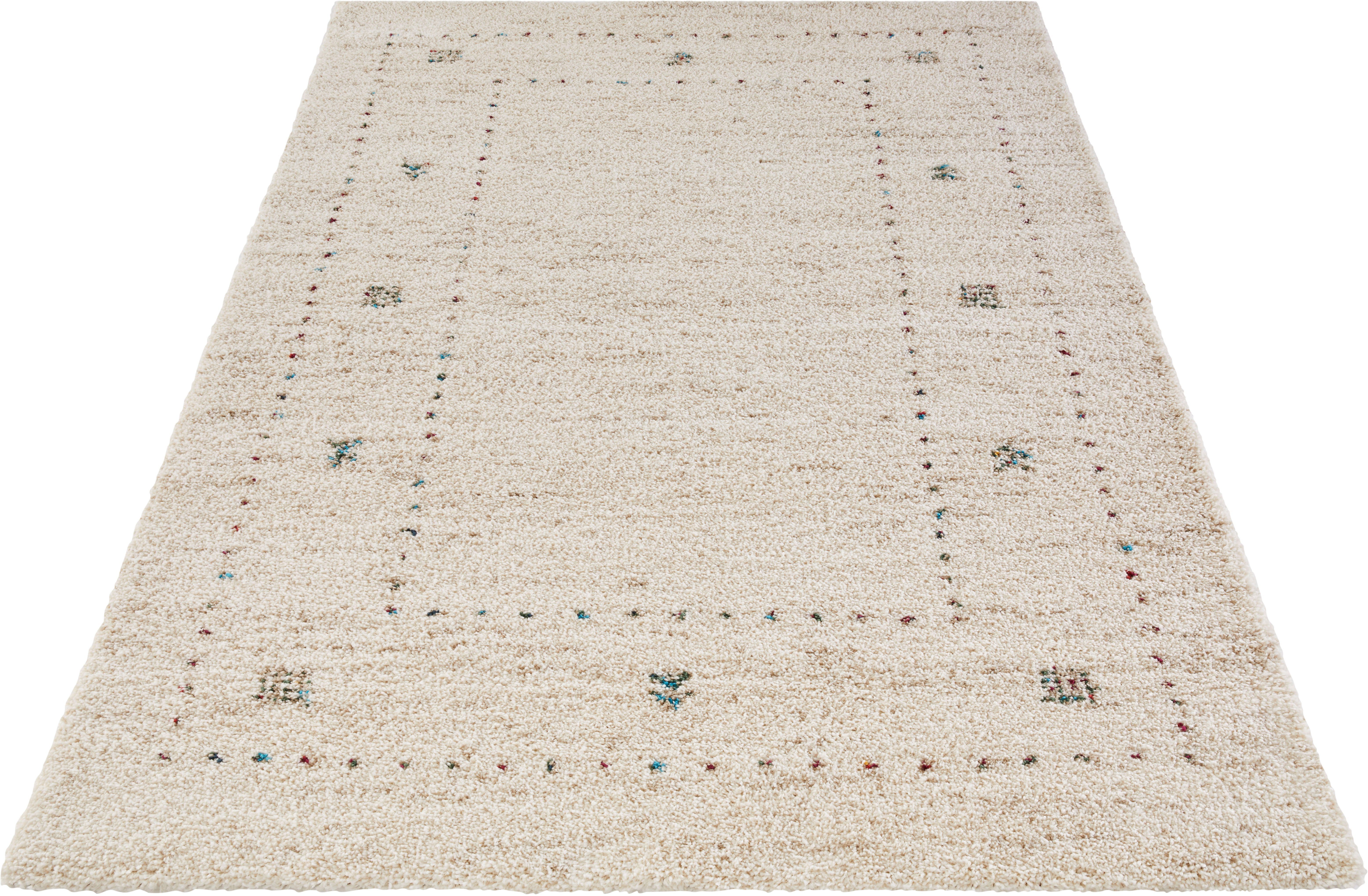 HANSE Home Hoogpolig vloerkleed Teo Shaggy, flokati, zacht, boho, woonkamer, slaapkamer, kinderkamer