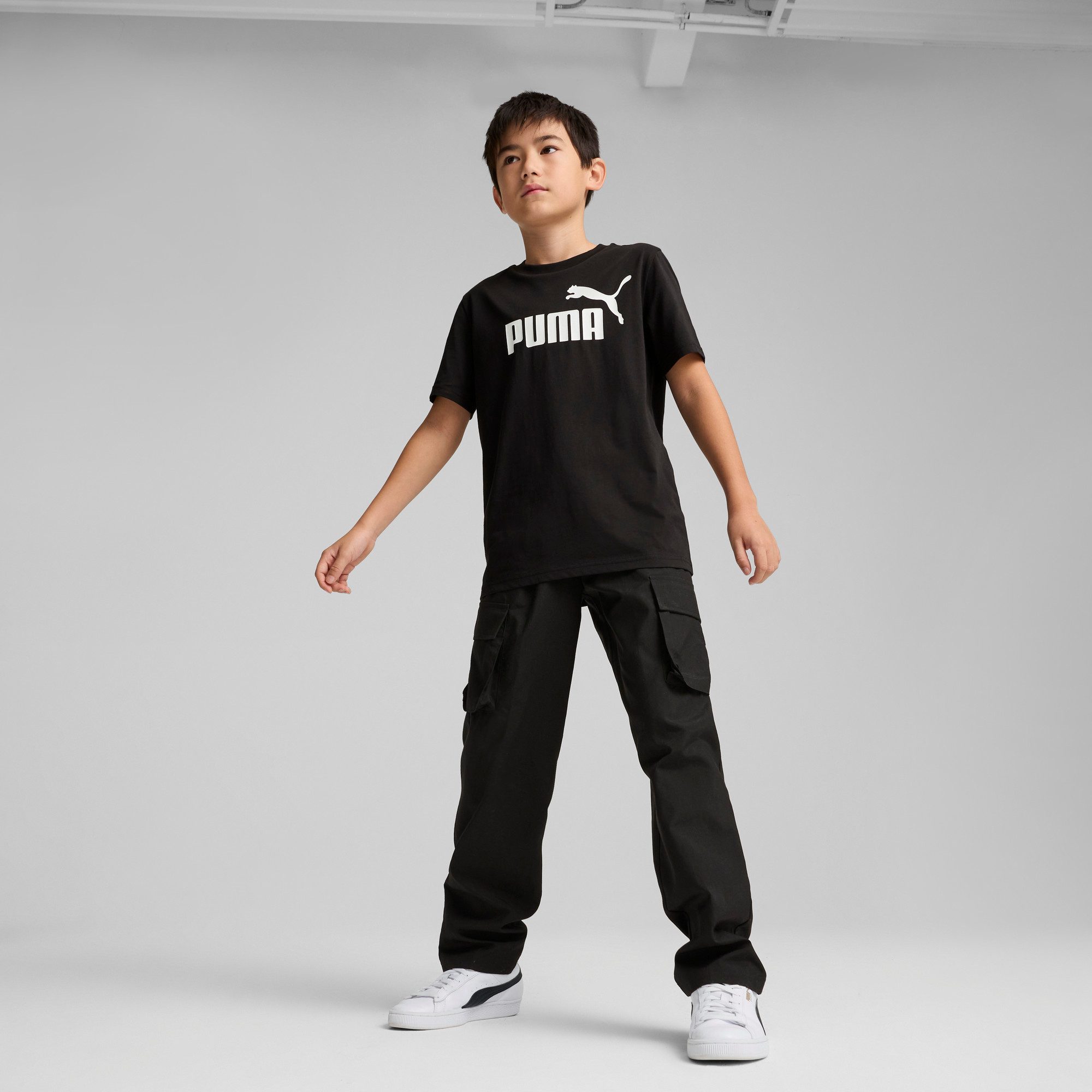 PUMA T-shirt ESS NO. 1 LOGO TEE B voor kinderen, 100% katoen