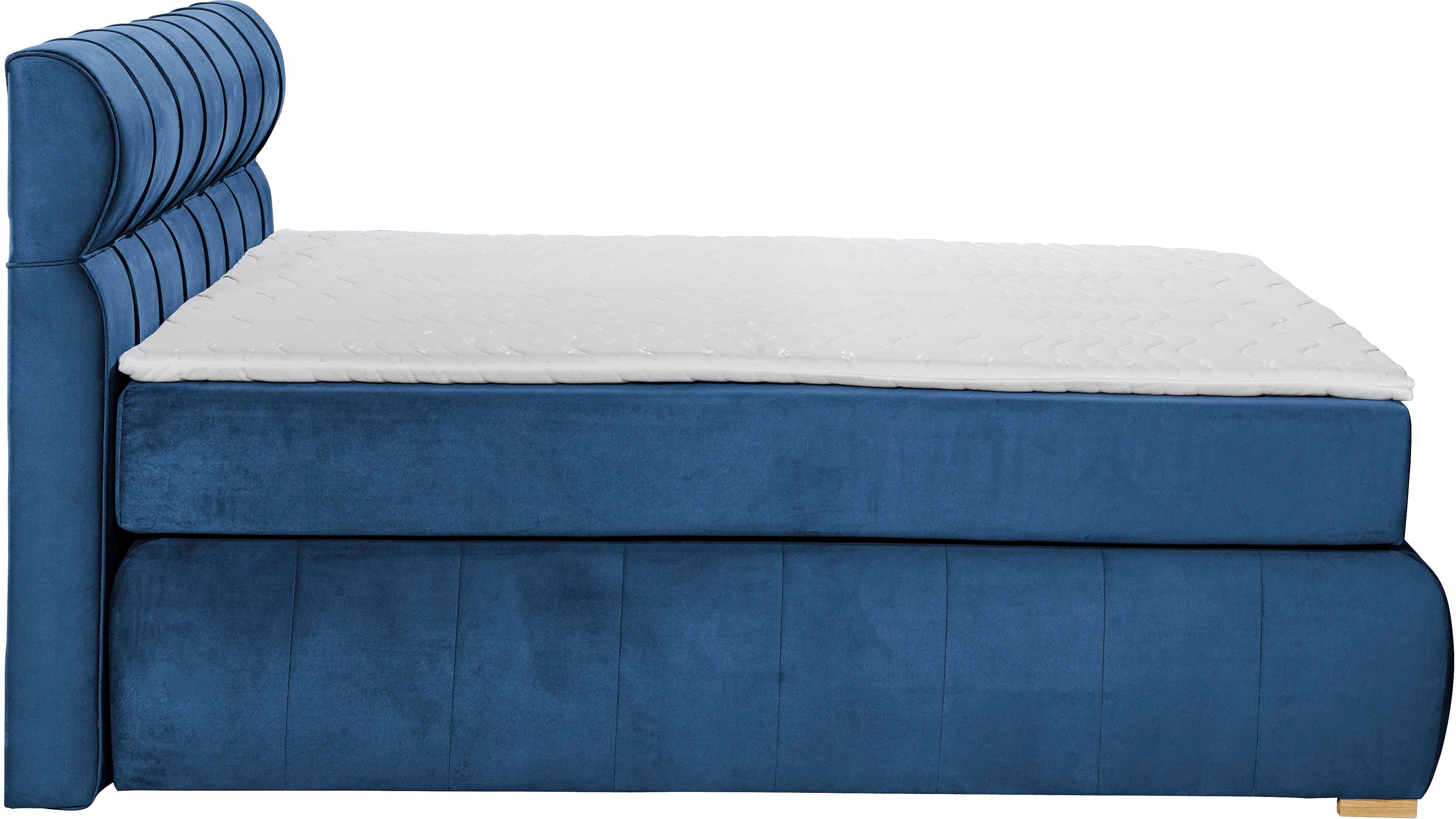Places of Style Boxspring Felicia in h4, incl. matrastopper en bedbox