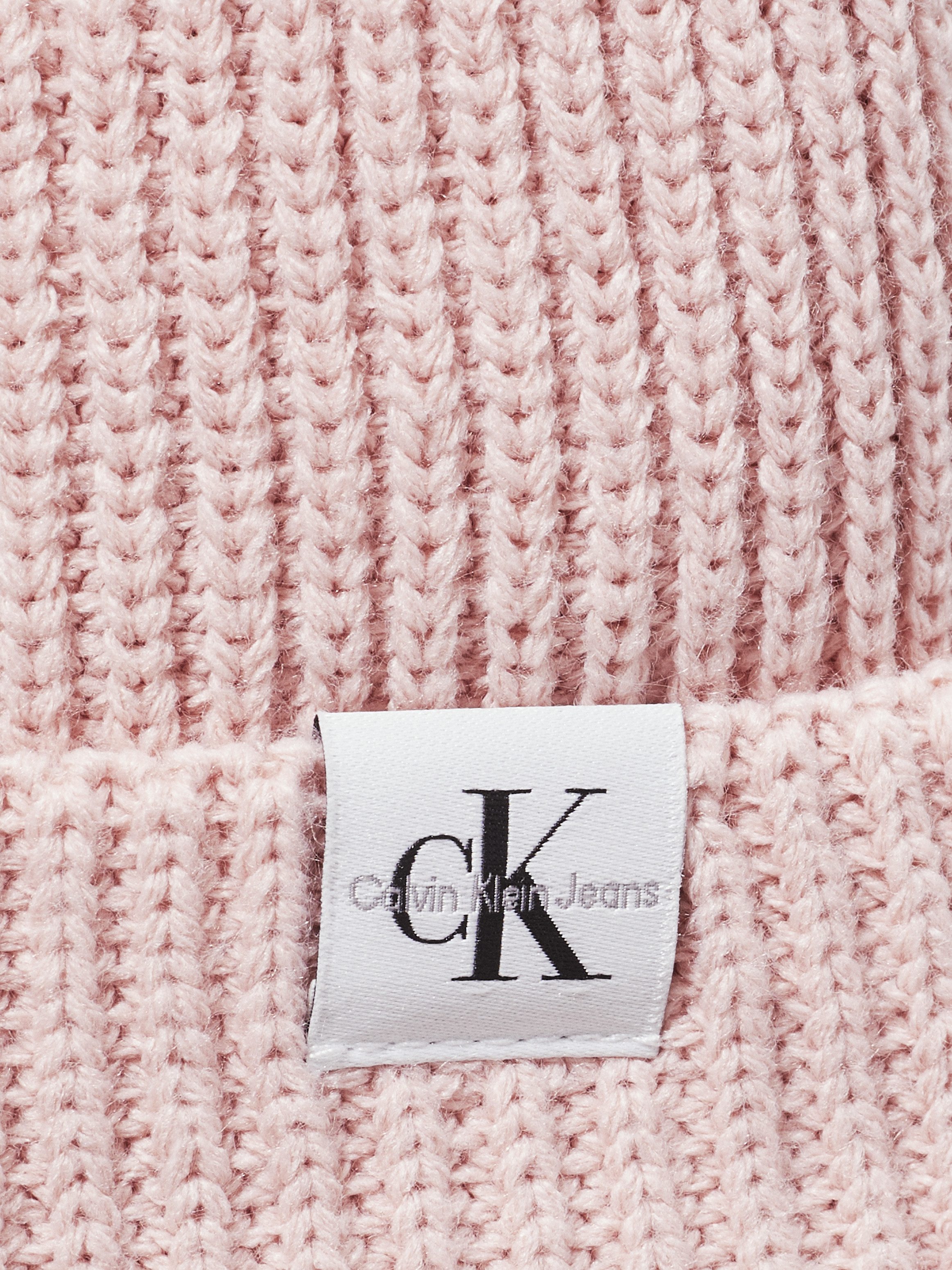 Calvin Klein Beanie MONOGRAM RIB BEANIE