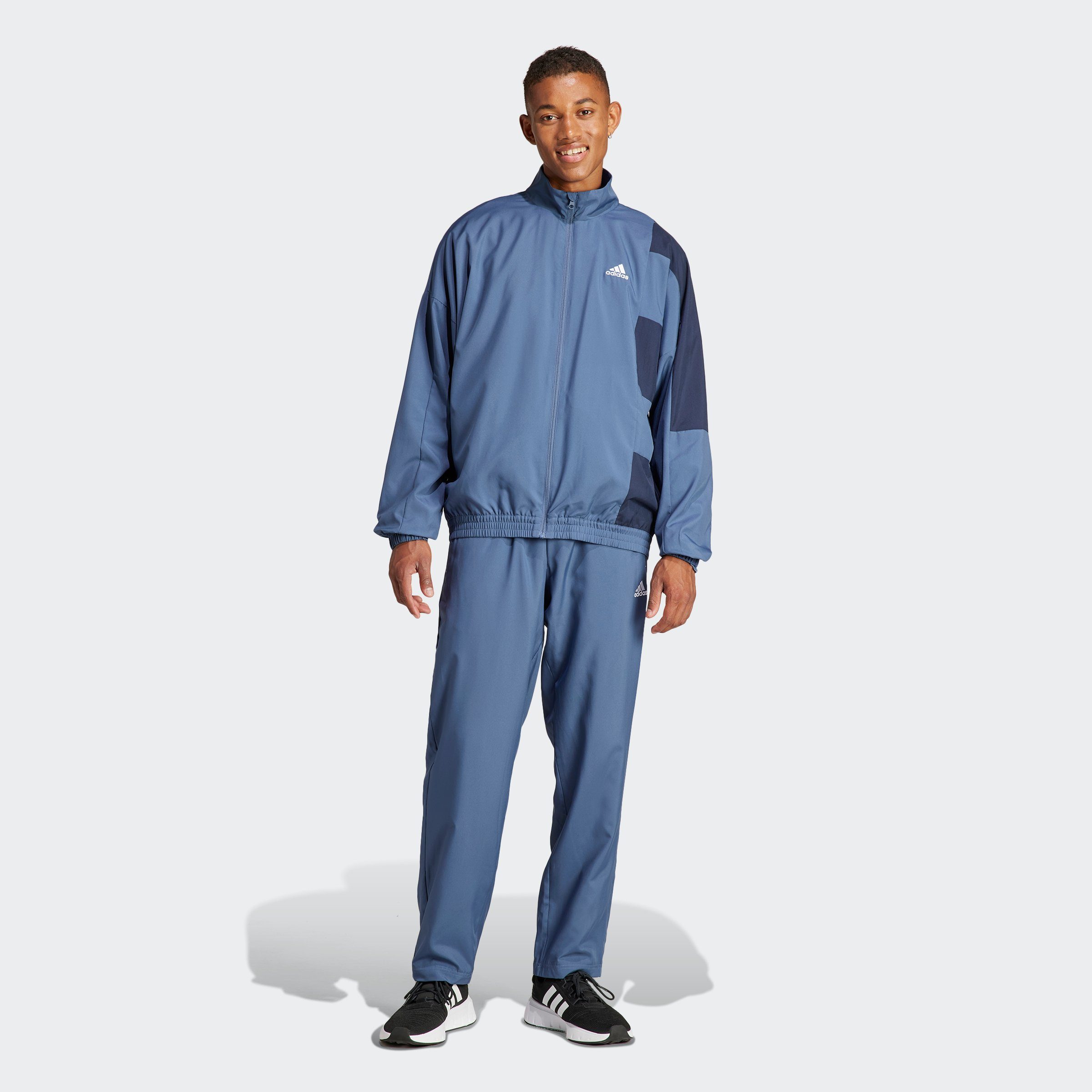 Adidas Sportswear Colorblock Trainingspak Blauw- Heren Blauw