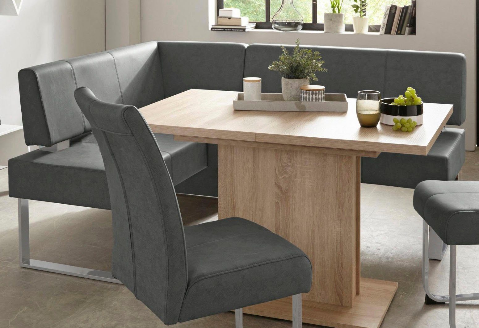 Home affaire Hoekbank RAB in 2 breedten (180 of 200 cm), bekleding in verschillende kwaliteiten