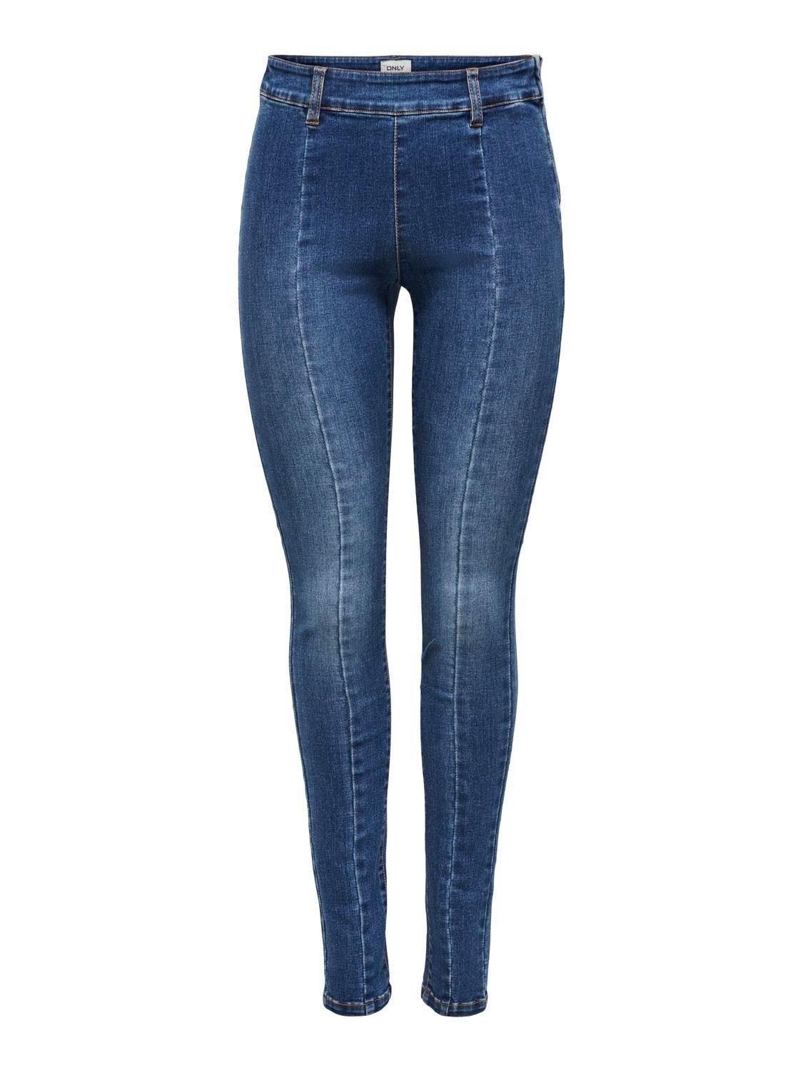 Only Skinny fit jeans ONLWAUW MID SK ZIP CUT DNM