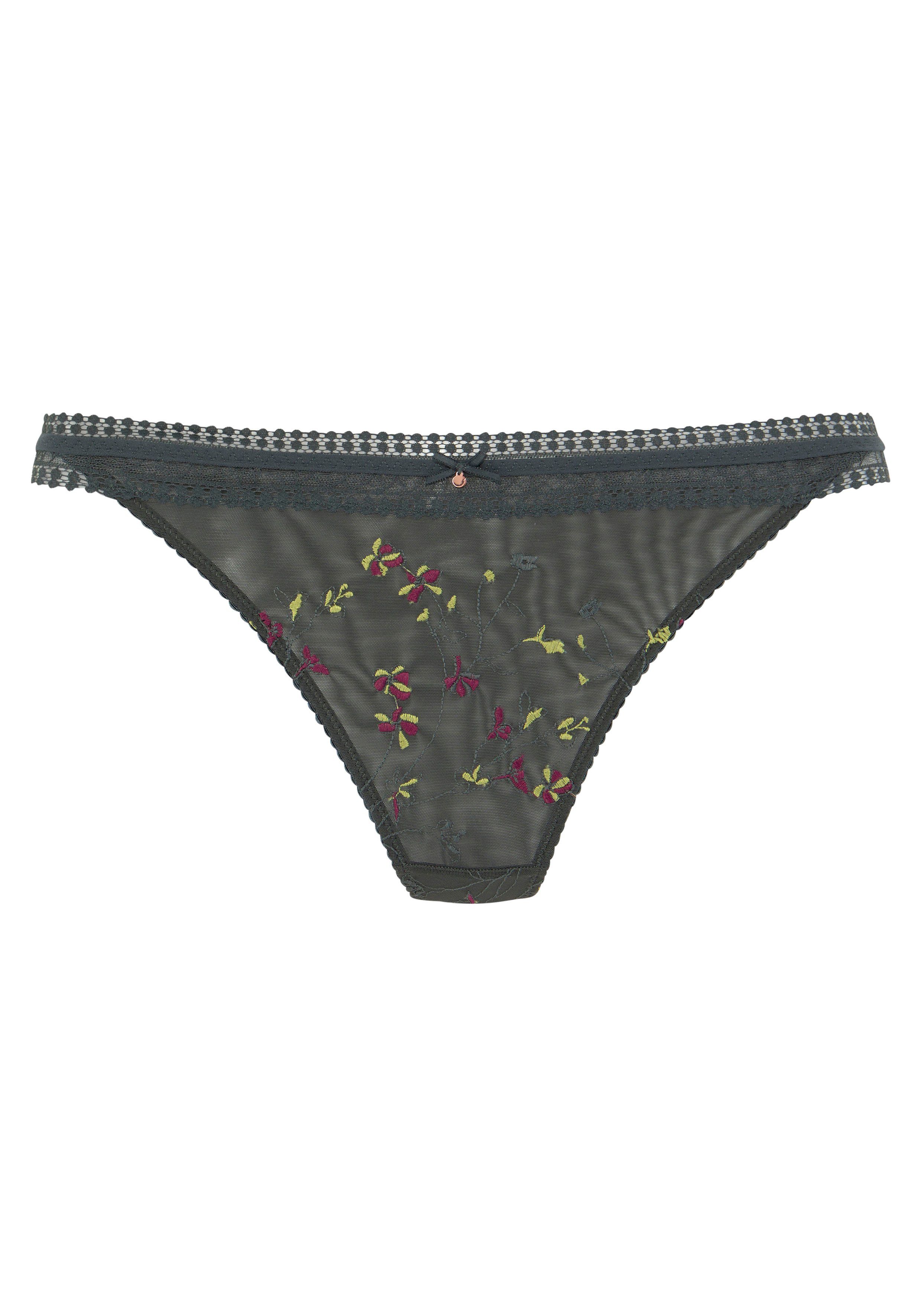 Lascana Tanga Jasmijn in bloemige look