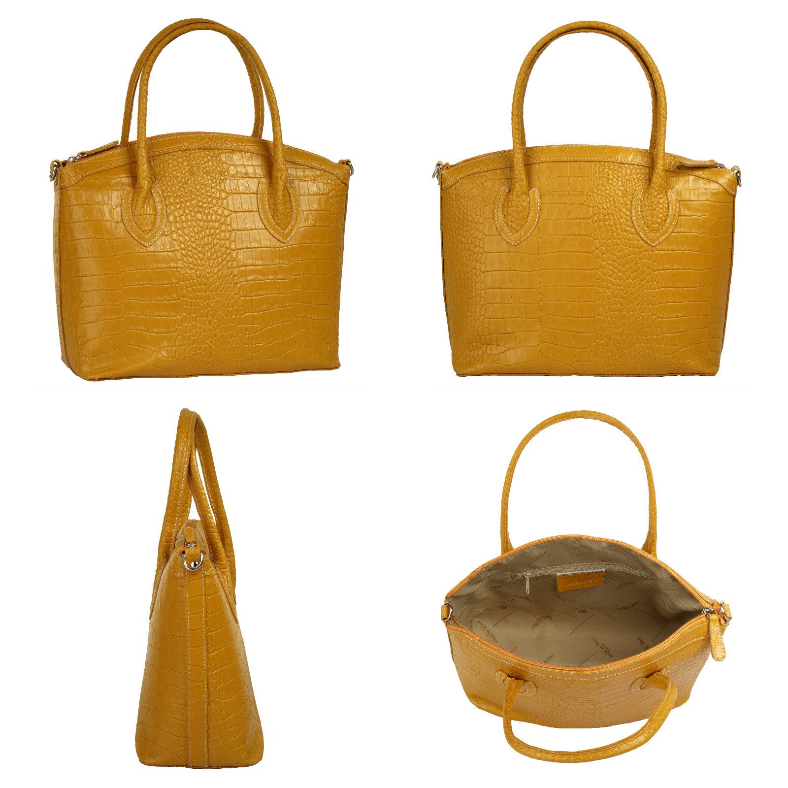 Cluty Tas echt leer, made in italy