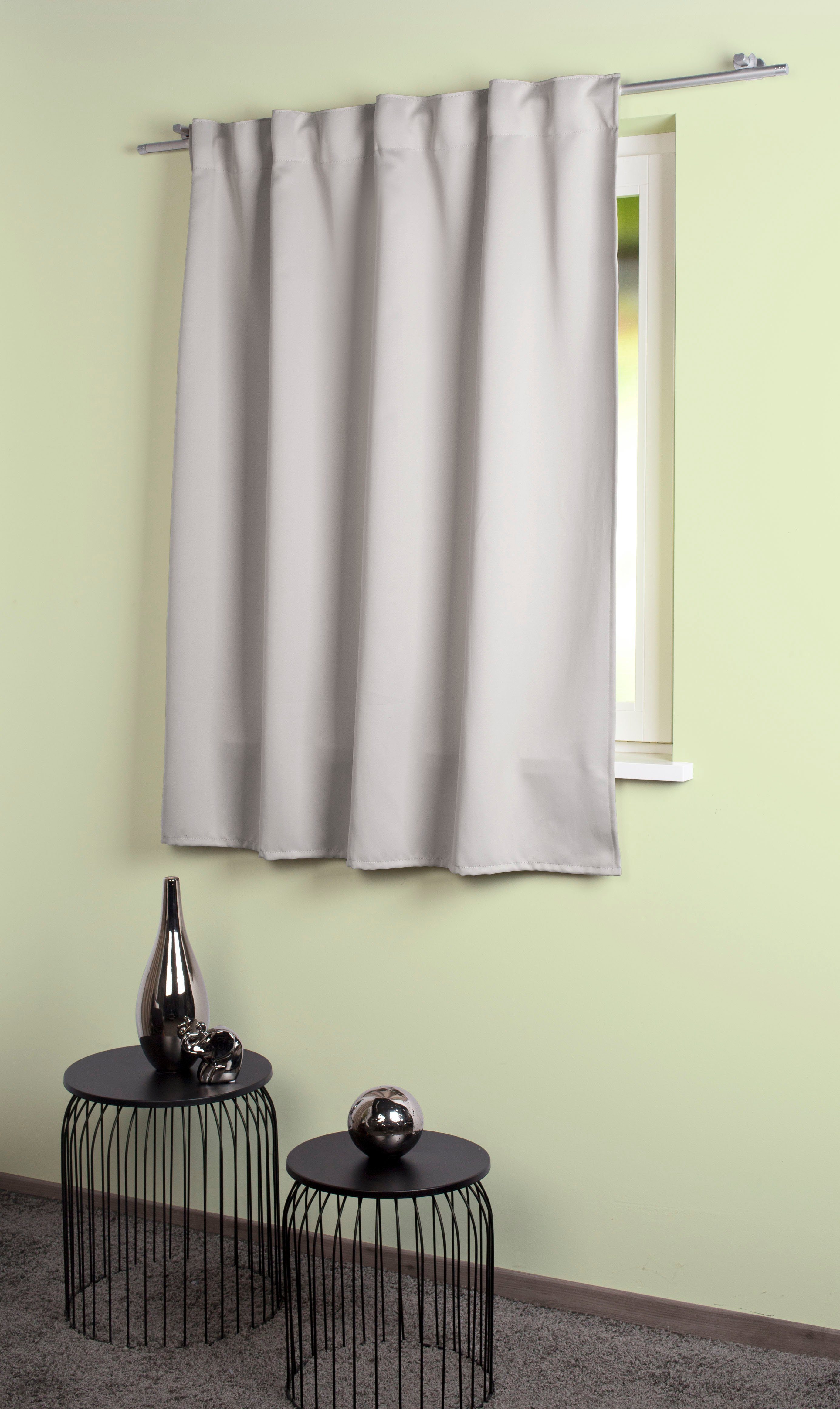 Home Basics Gordijn Blacky Kombibandschal BLACKY uni (1 stuk)