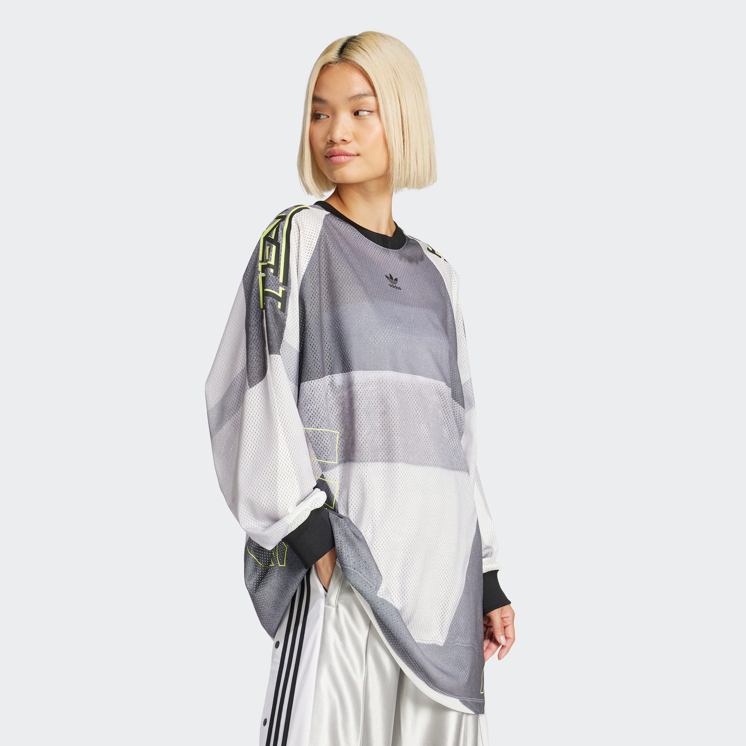 Adidas Adilenium Season 2 Oversized Graphic Mesh Longsleeve (Uniseks)