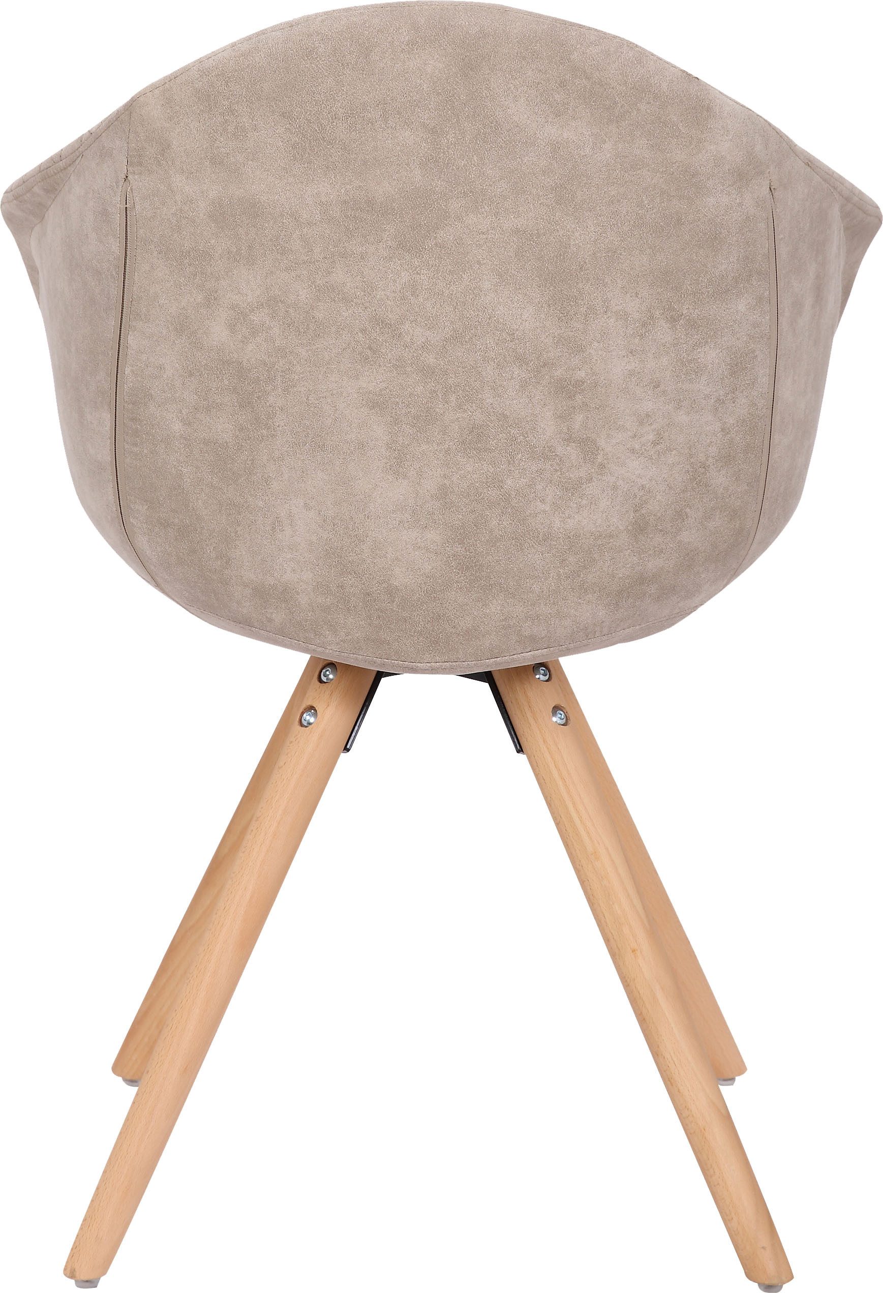 Kayoom Stoel Chadwick 110 2-delige set, stijlvol design, in natuurlijke kleuren gehouden (set, 2 stuks)