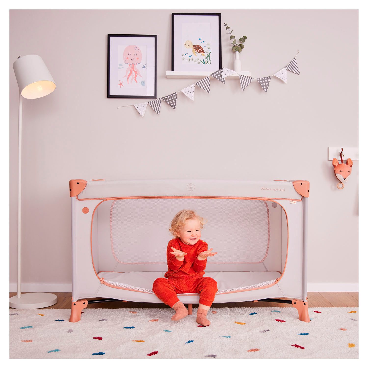Hauck Baby-campingbed Dream N Play Plus, Disney Pooh Friends Beige