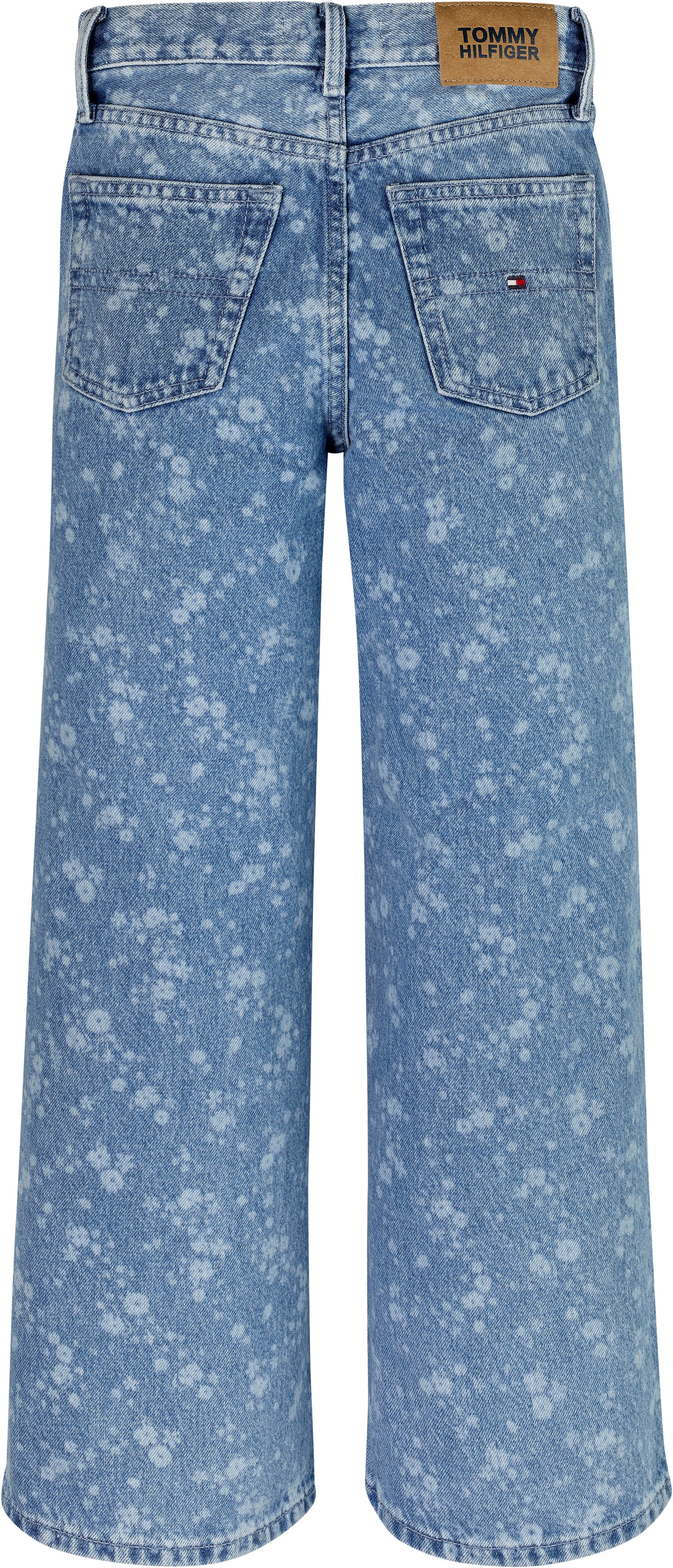 Tommy Hilfiger Bootcut jeans MABEL FLOWER DENIM Kinderen tot 16 jaar in 5-pocket-stijl
