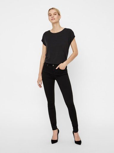 Vero Moda Skinny fit jeans VMLUX NW SUPER S JEANS in extra zachte modalkwaliteit