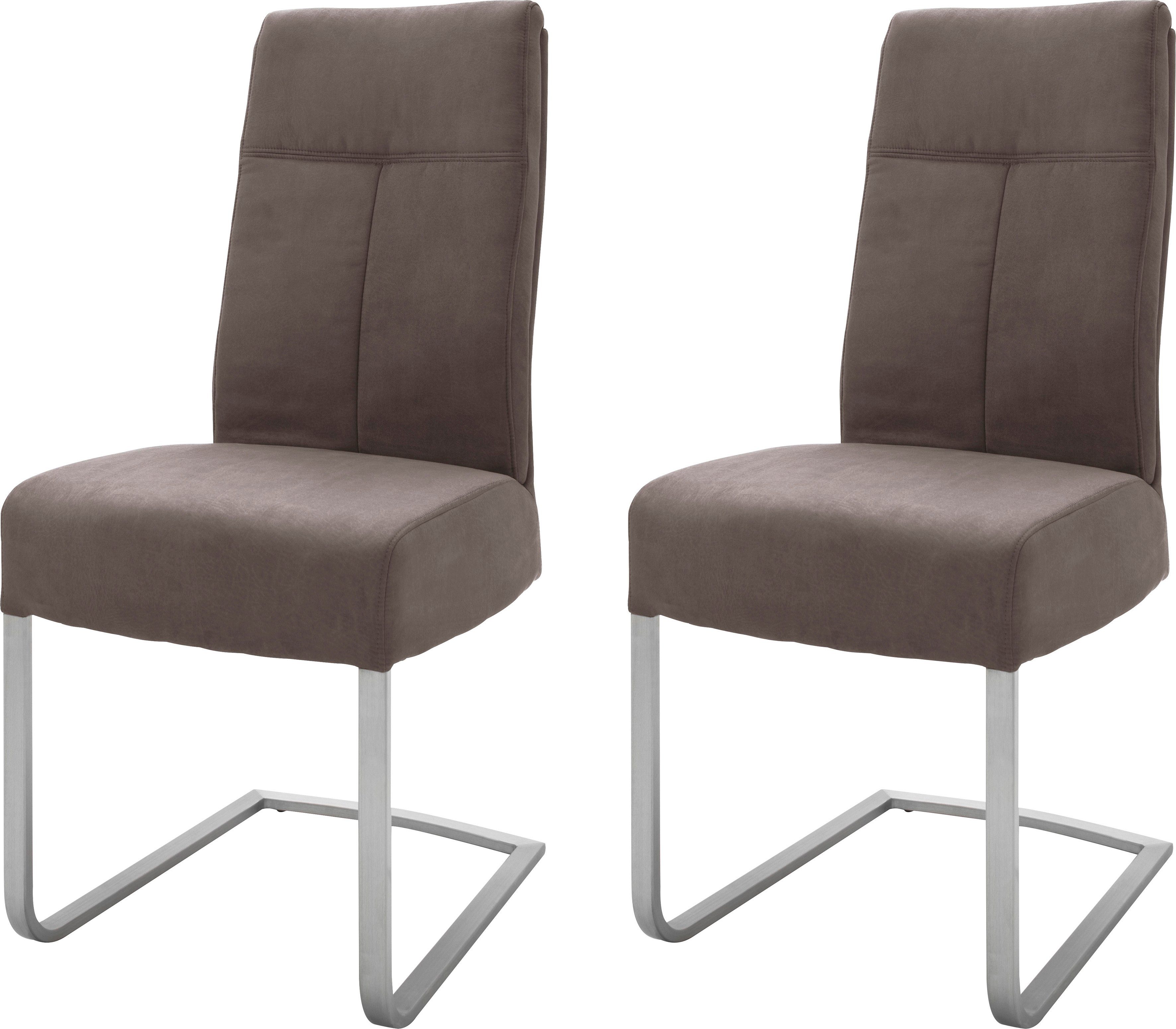 MCA furniture Vrijdragende stoel Talena Stoel belastbaar tot 120 kg (2 stuks)