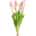 botanic-haus kunstbloem tulpenbundel roze