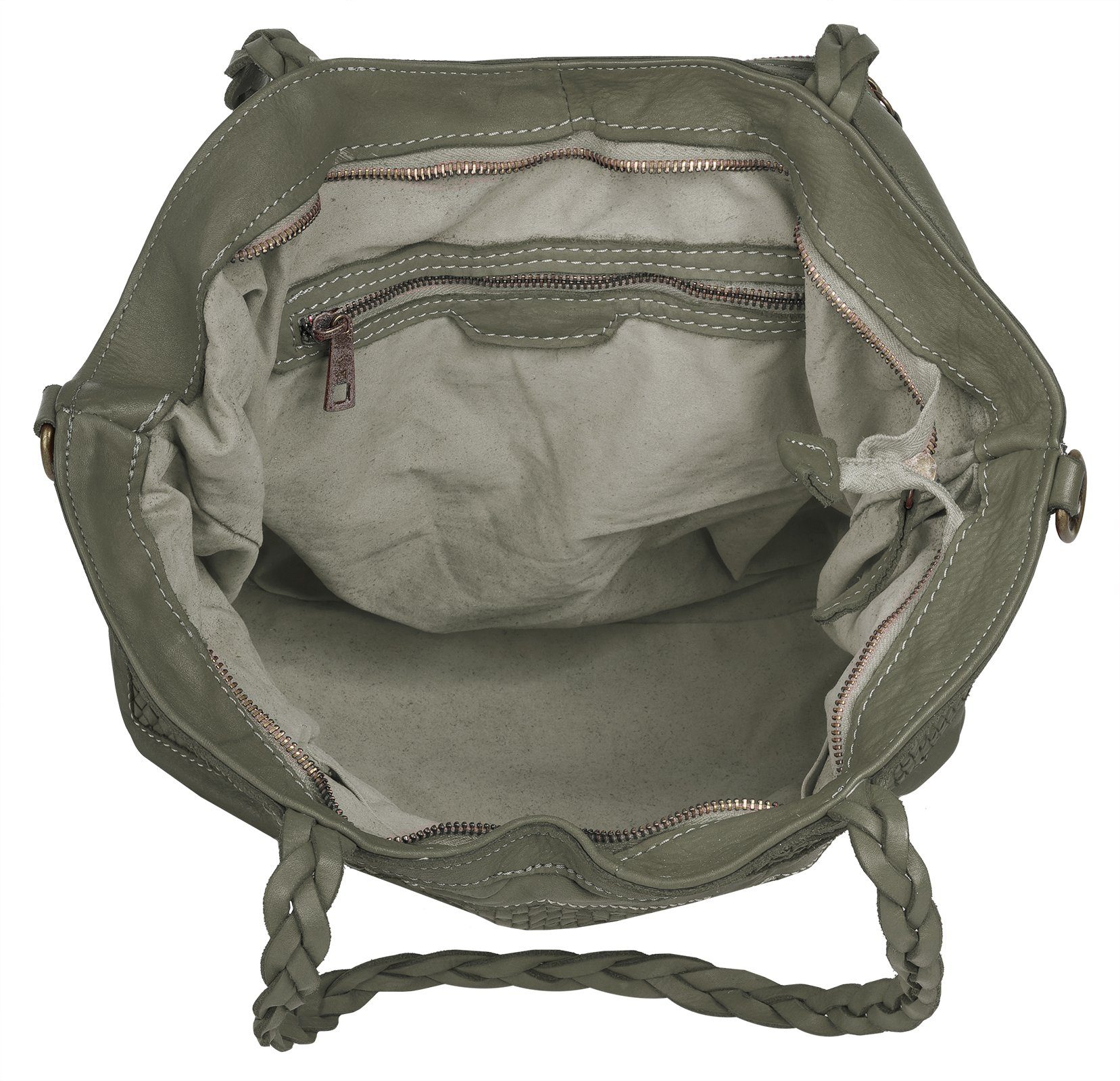 Samantha Look Shopper echt leer, made in italy
