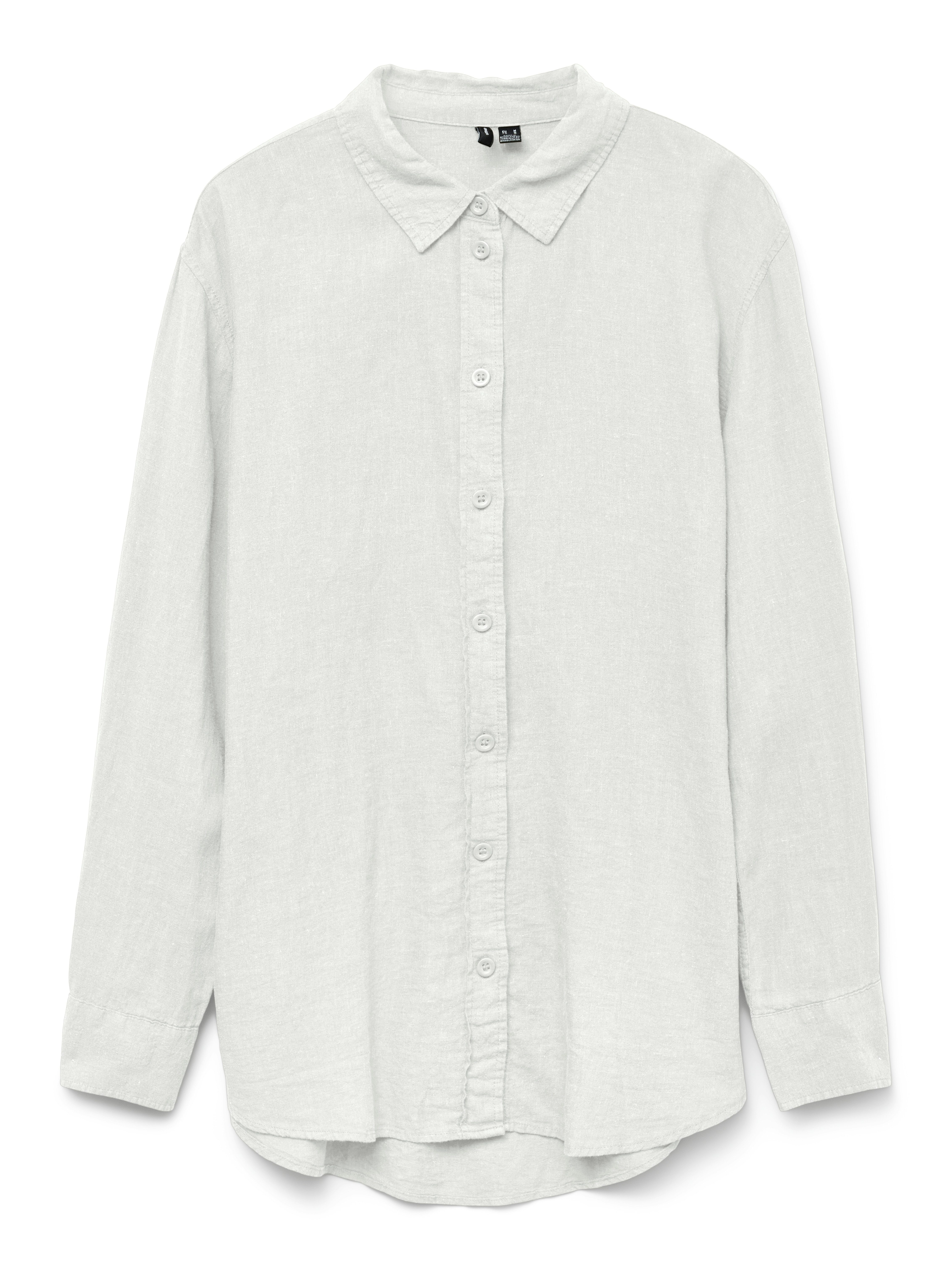 Vero Moda Overhemdblouse VMLINN LINEN LS SHIRT WVN NOOS hoogwaardige kwaliteit met linnen