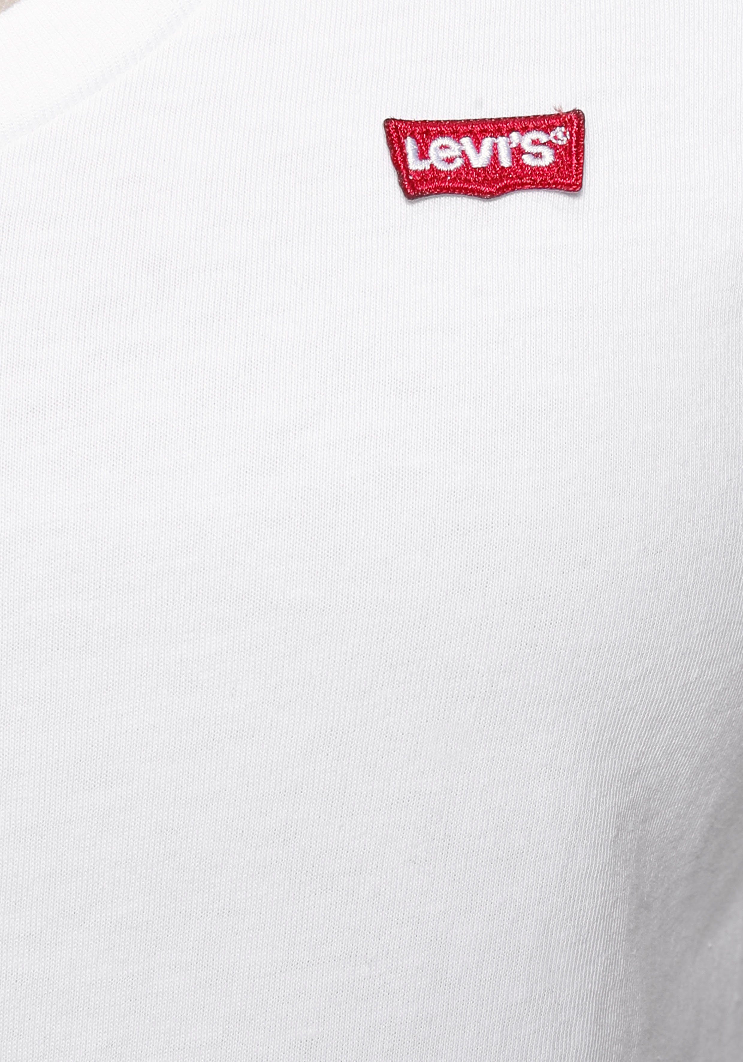 Levi's® Shirt met V-hals Perfect Tee met klein batwing-logo