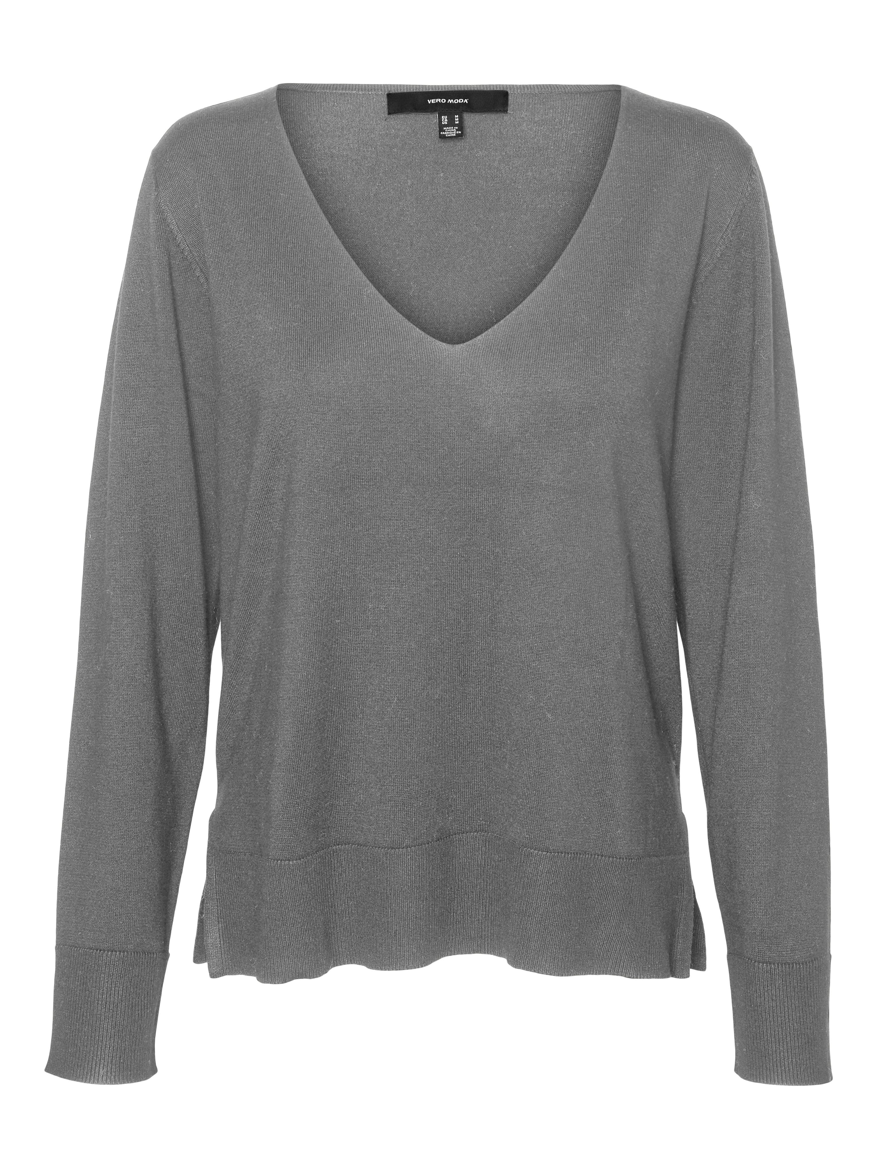 Vero Moda Gebreide trui VMSILJE LS V-NECK PULLOVER GA NOOS