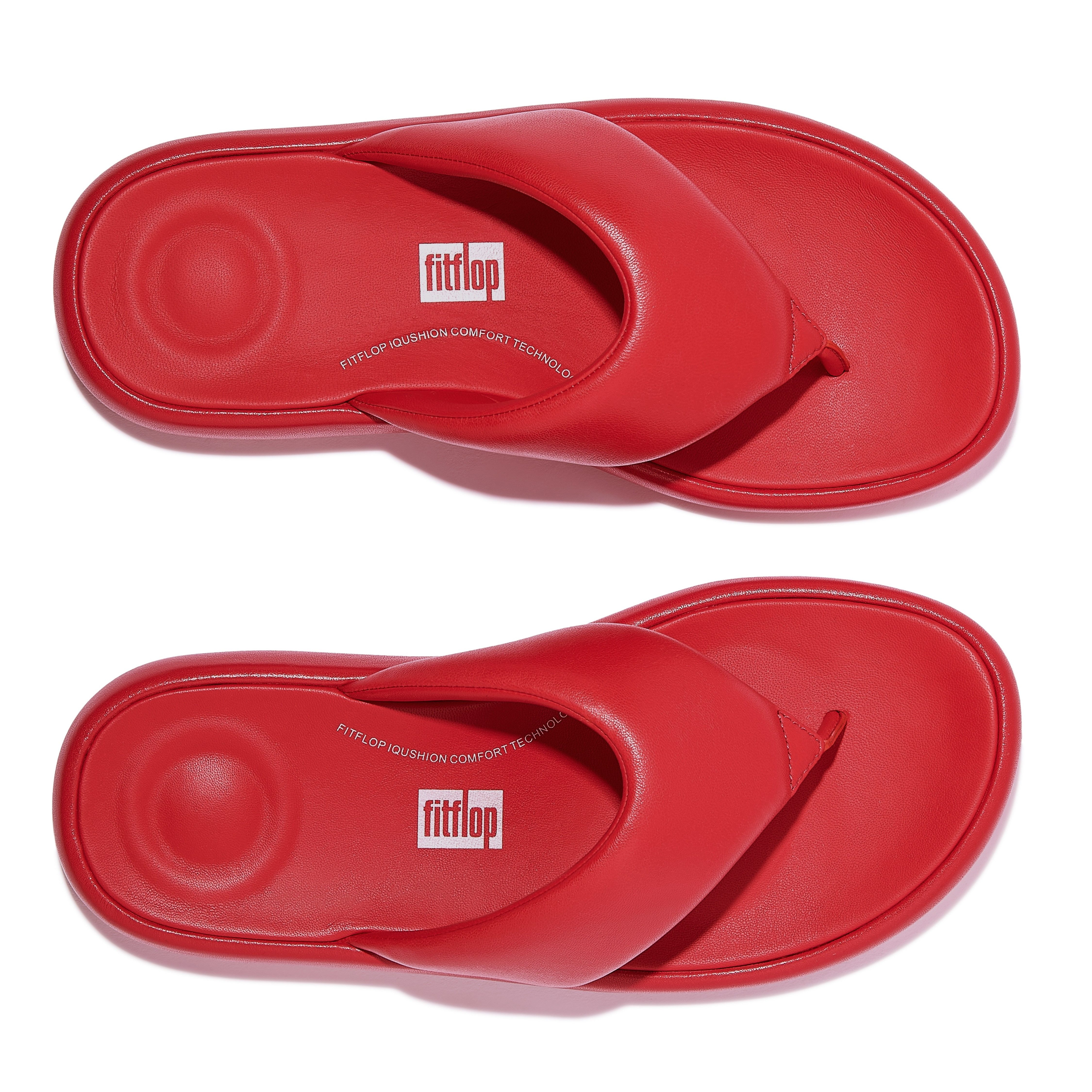 Fitflop Teenslippers IQUSHION D-LUXE , flats, slides, sandaal met zachte teenband