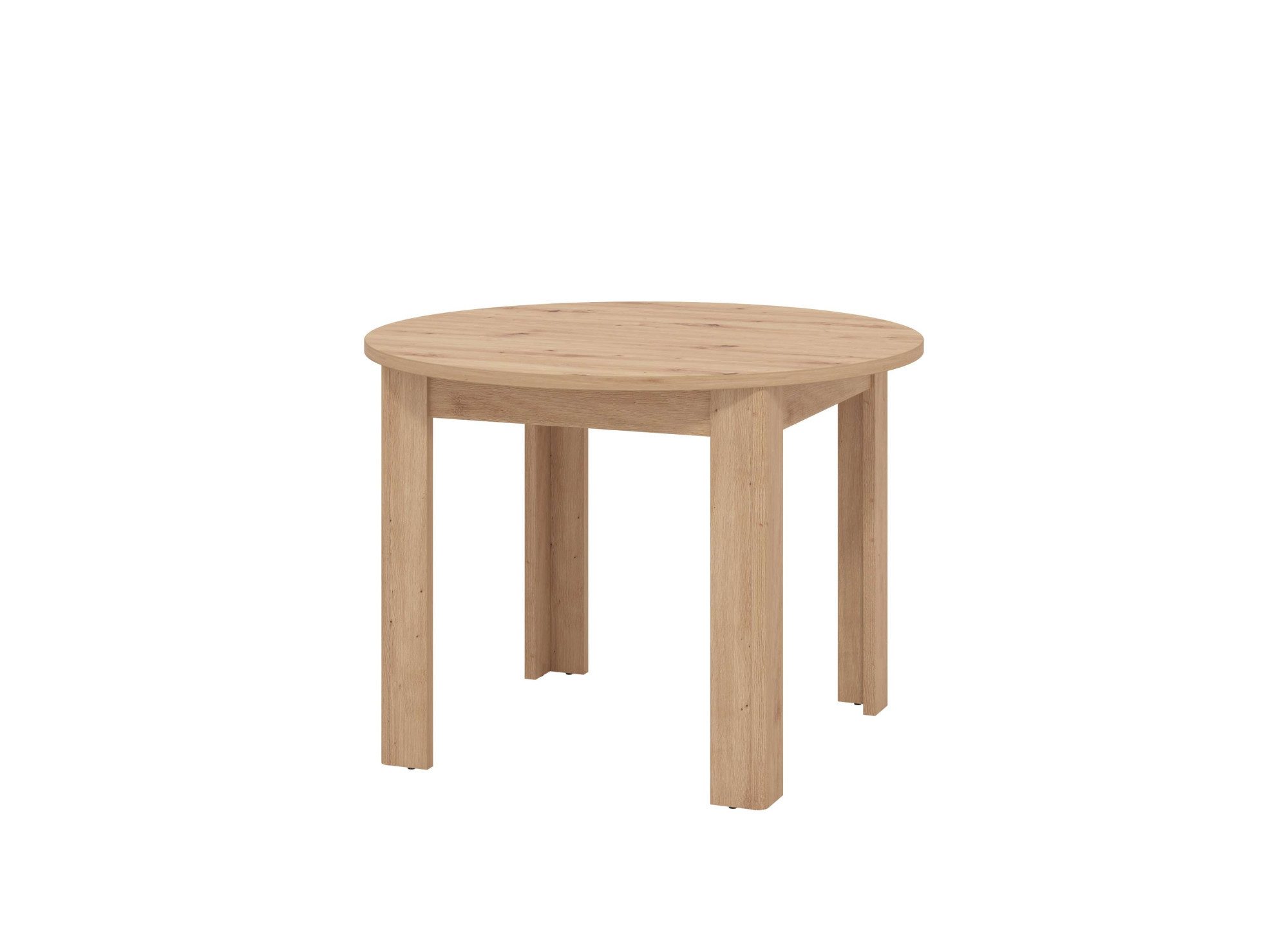 Home affaire Eettafel Ancona ronde tafel, 106 cm, MFD tafelblad in verschillende moderne kleuren, ideaal voor een moderne keuken