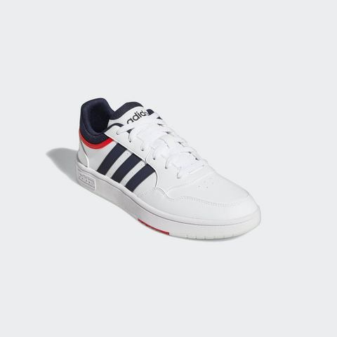 adidas Adidas hoops 3.0 sneakers wit-rood heren heren