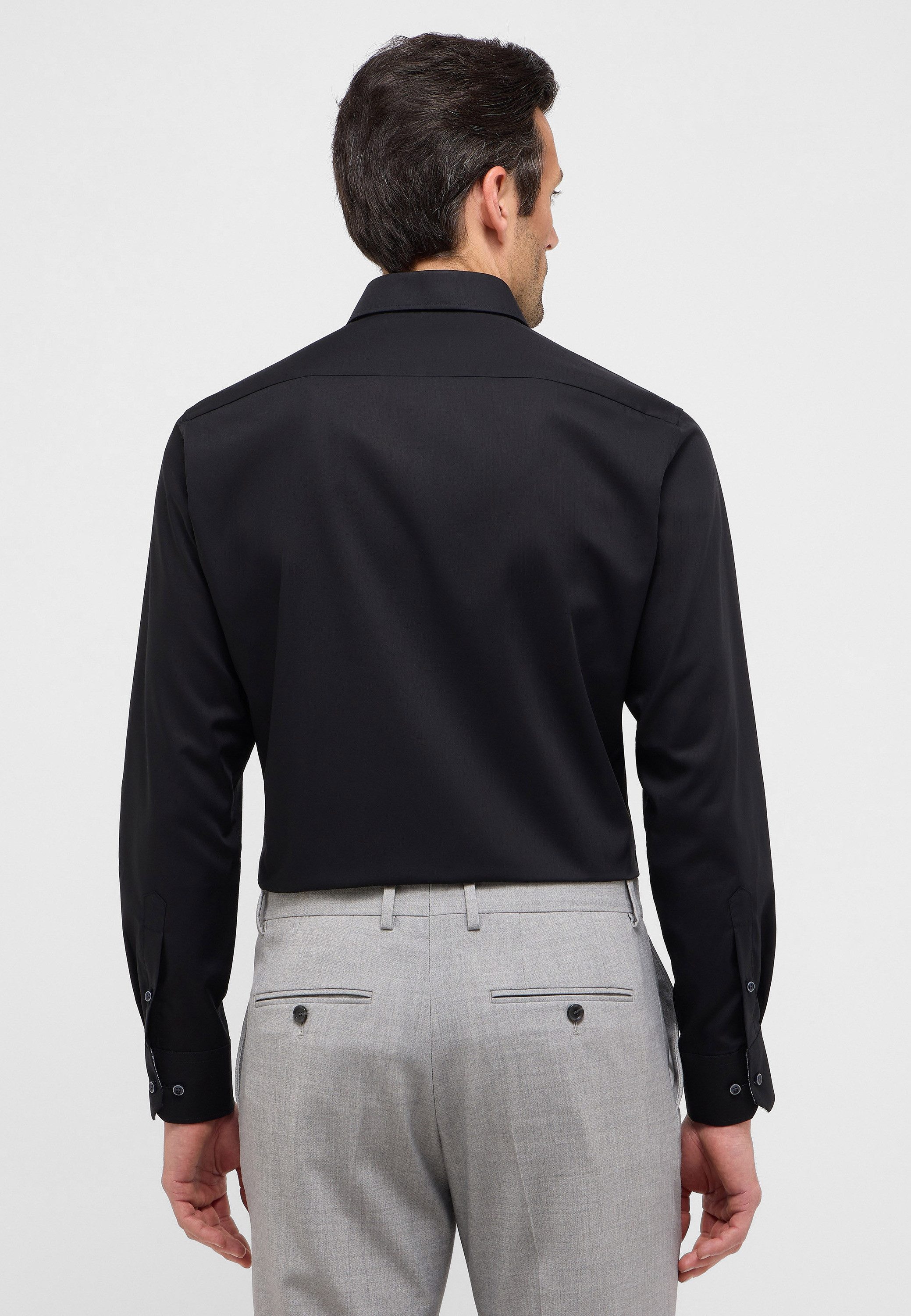 Eterna Overhemd met lange mouwen MODERN FIT NON IRON (strijkvrij)