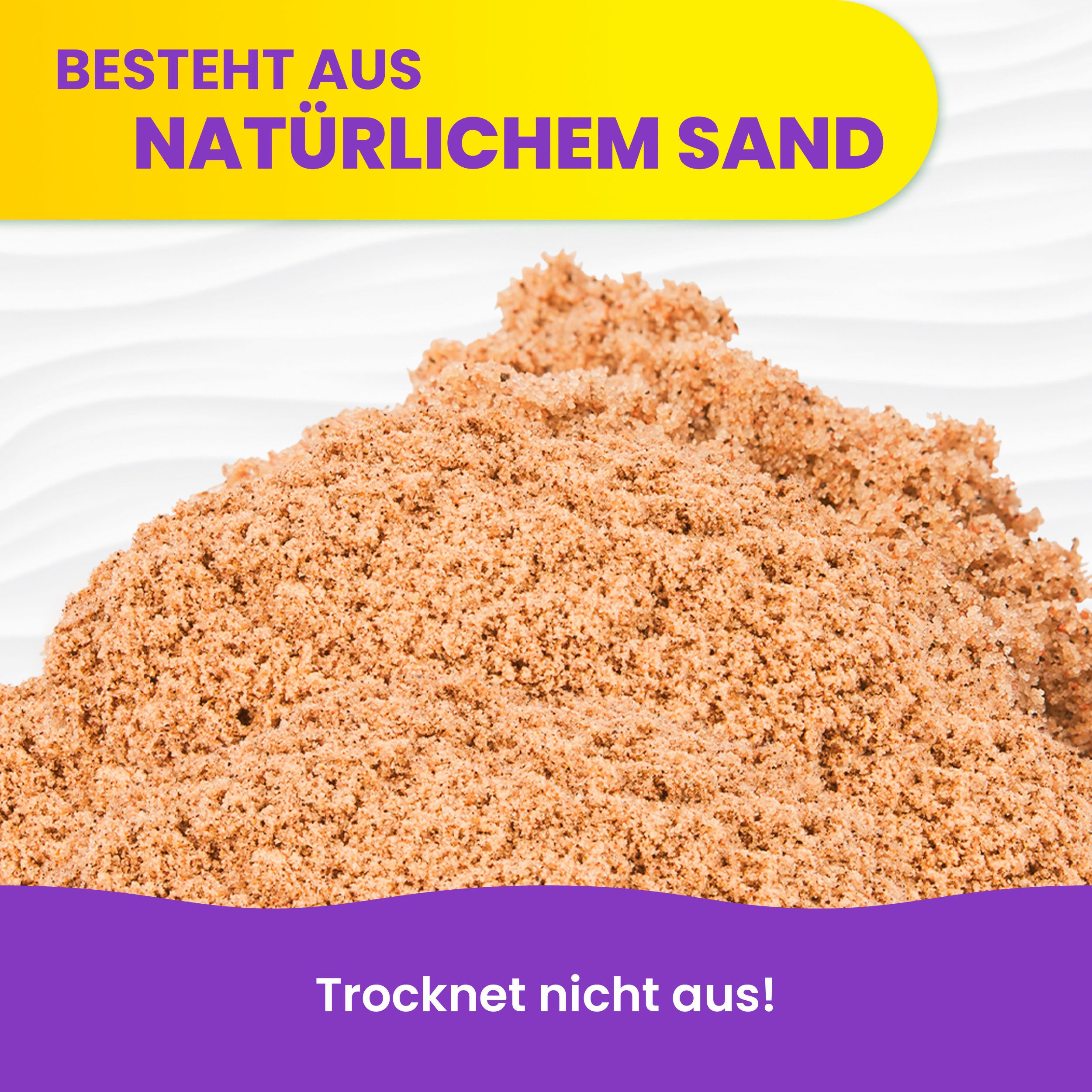 Spin Master Knutselset Kinetic Sand - Bruin 5 kg