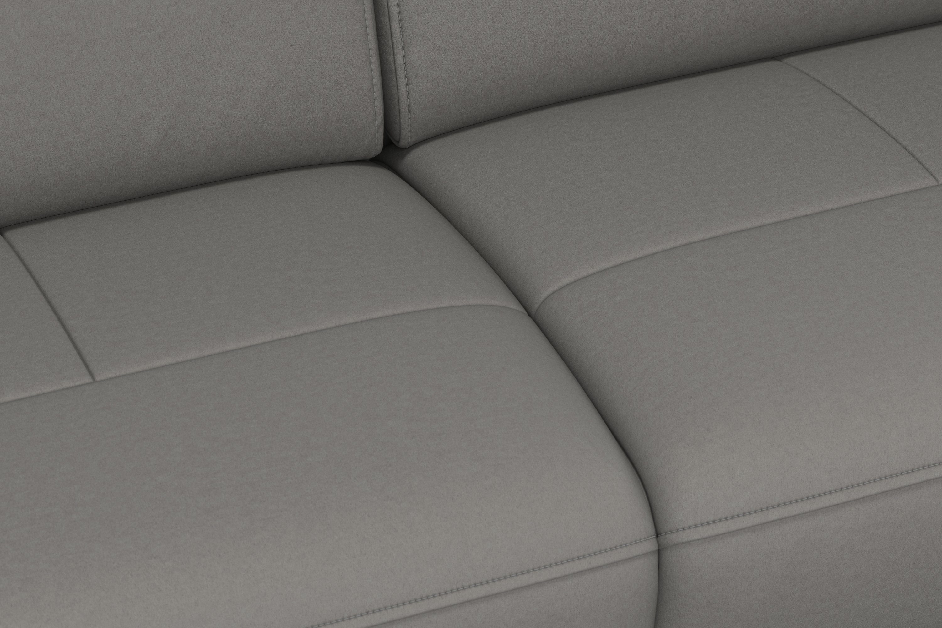 sit&more Hoekbank Freetown L-vorm met verstelbare hoofdsteun en comfortabele binnenvering