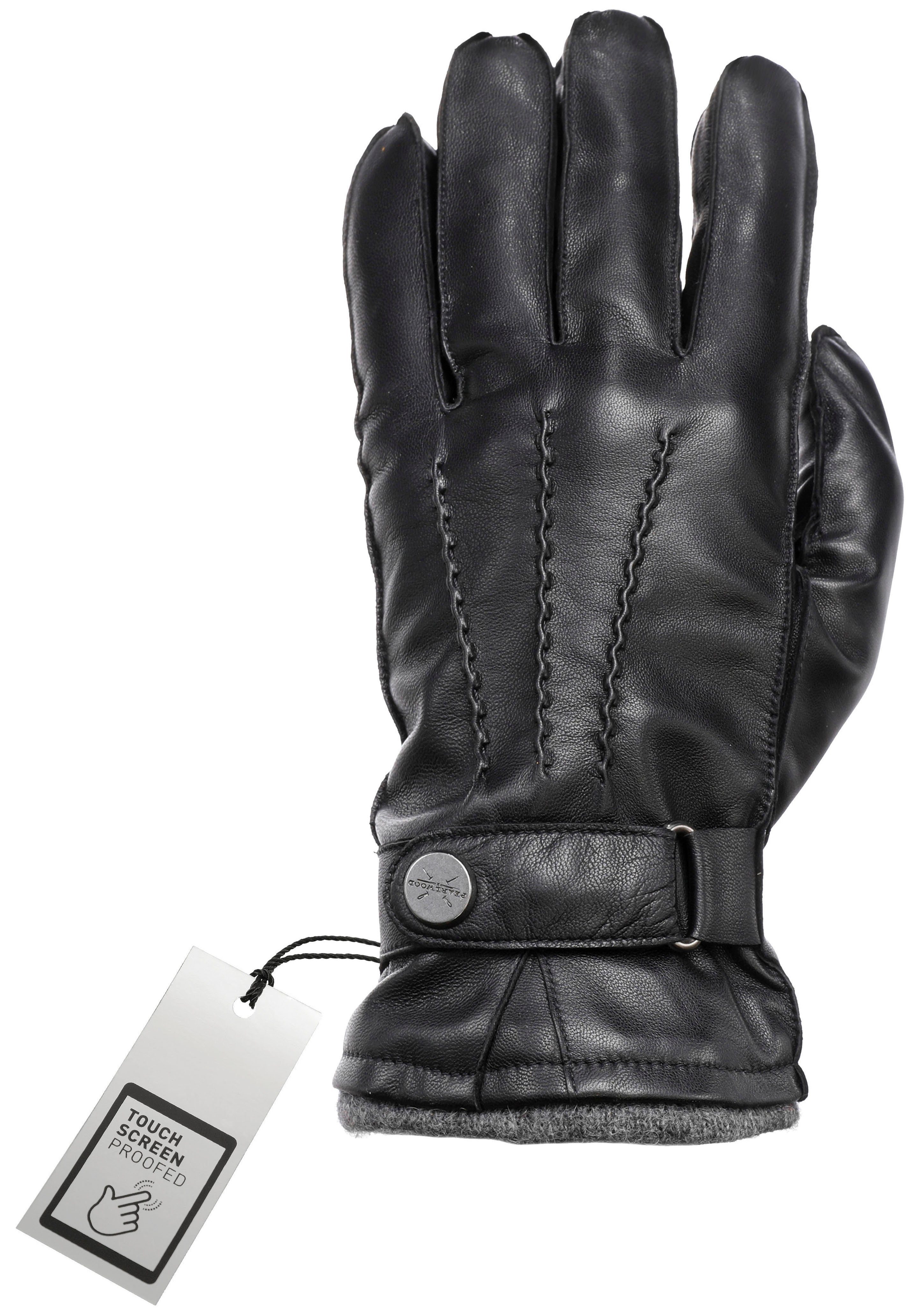 PEARLWOOD Leren handschoenen MIKE Touchscreen bewezen - 10 vingersysteem