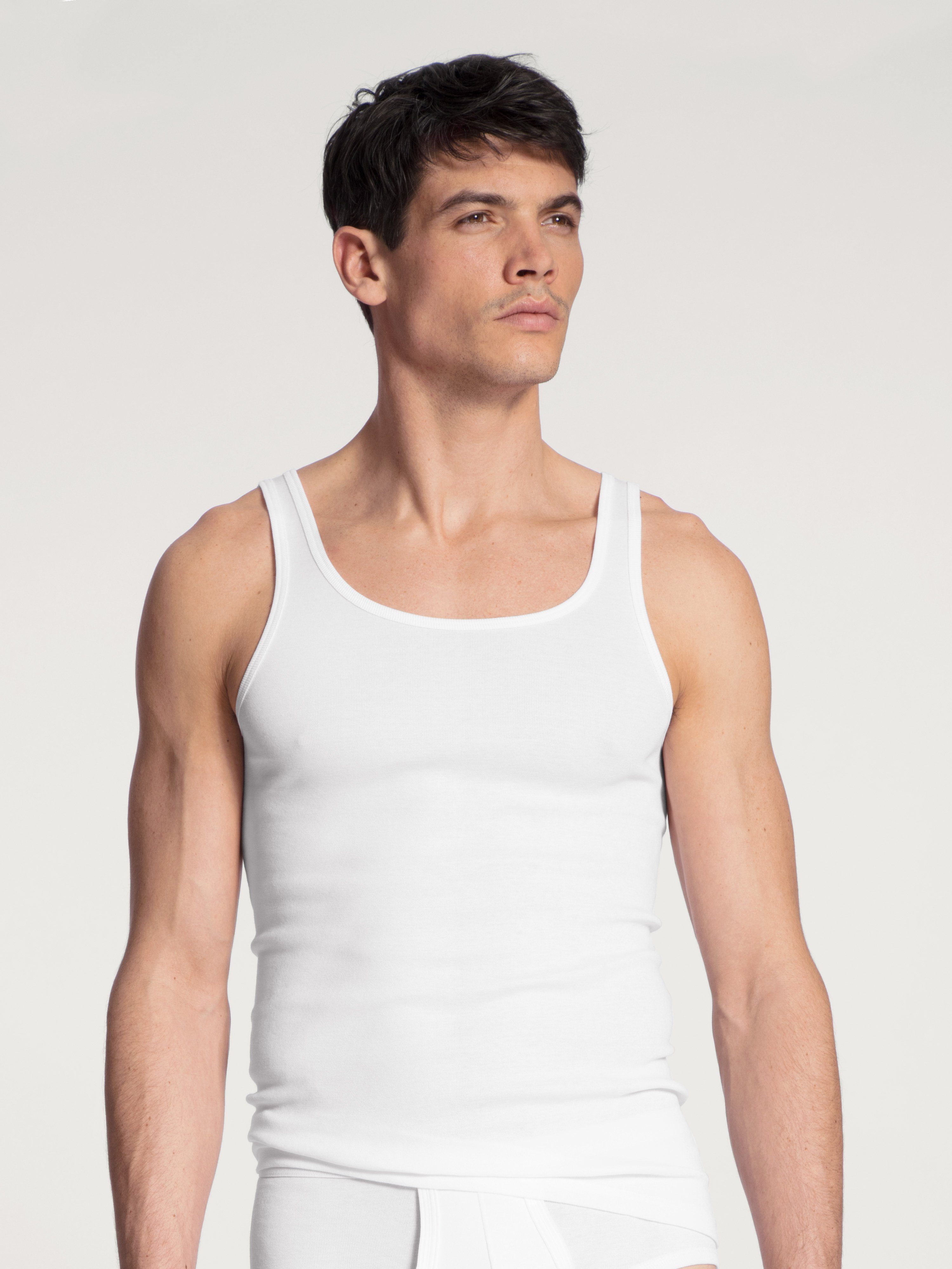 CALIDA Hemd Twisted Cotton met klassieke vorm