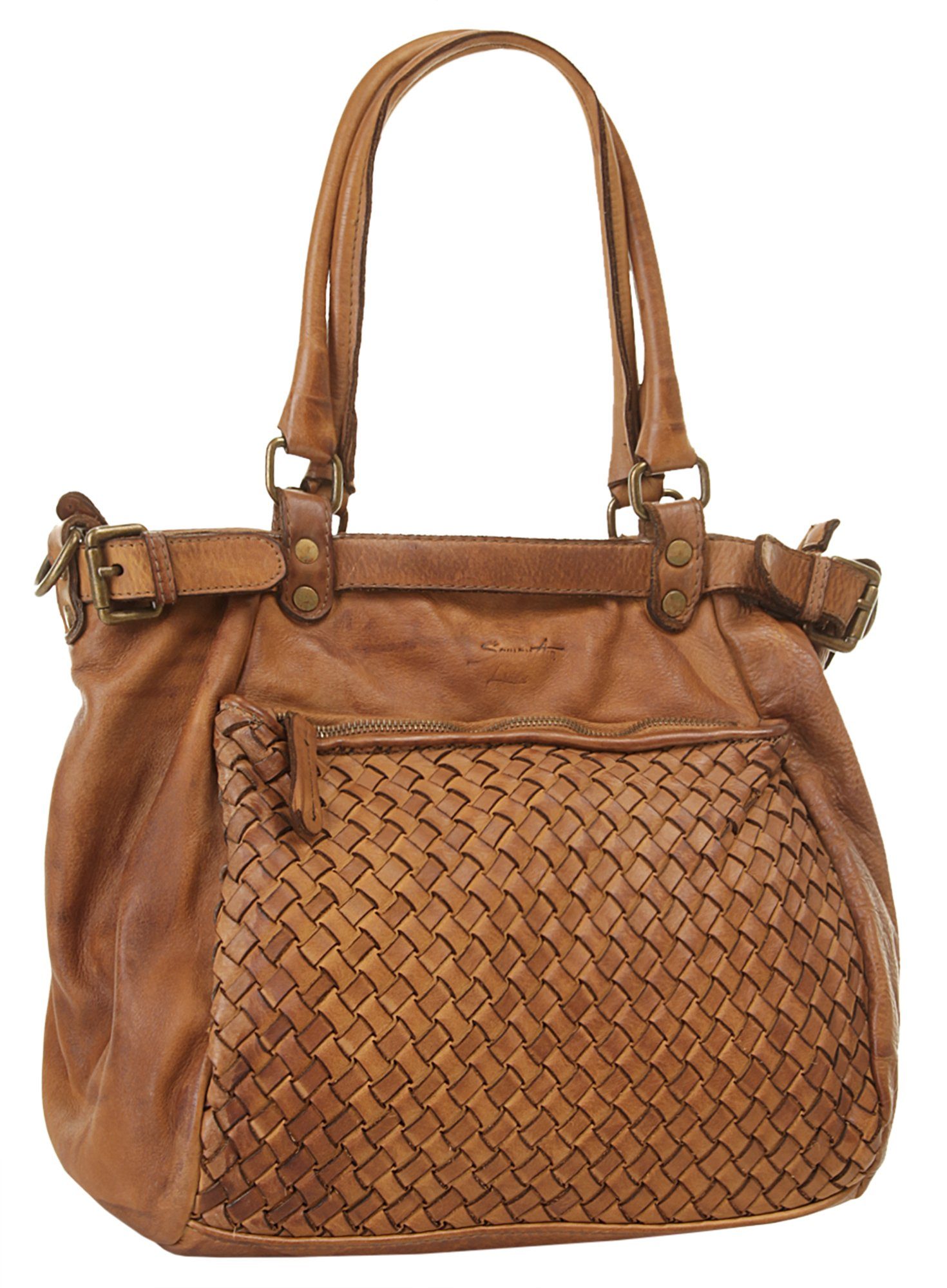 Samantha Look Shopper echt leer, made in italy