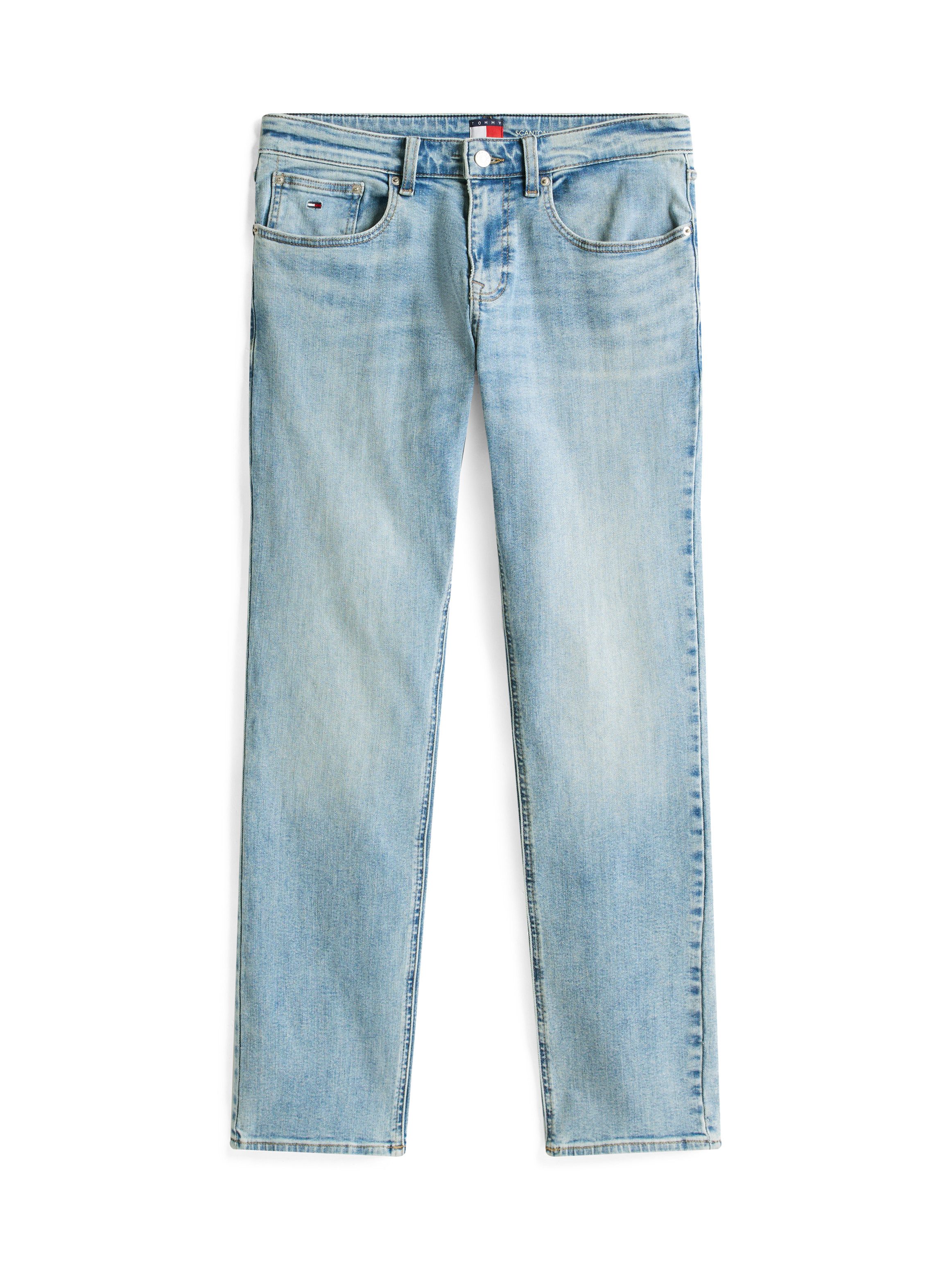 TOMMY JEANS Slim fit jeans SCANTON SLIM Met riemlussen