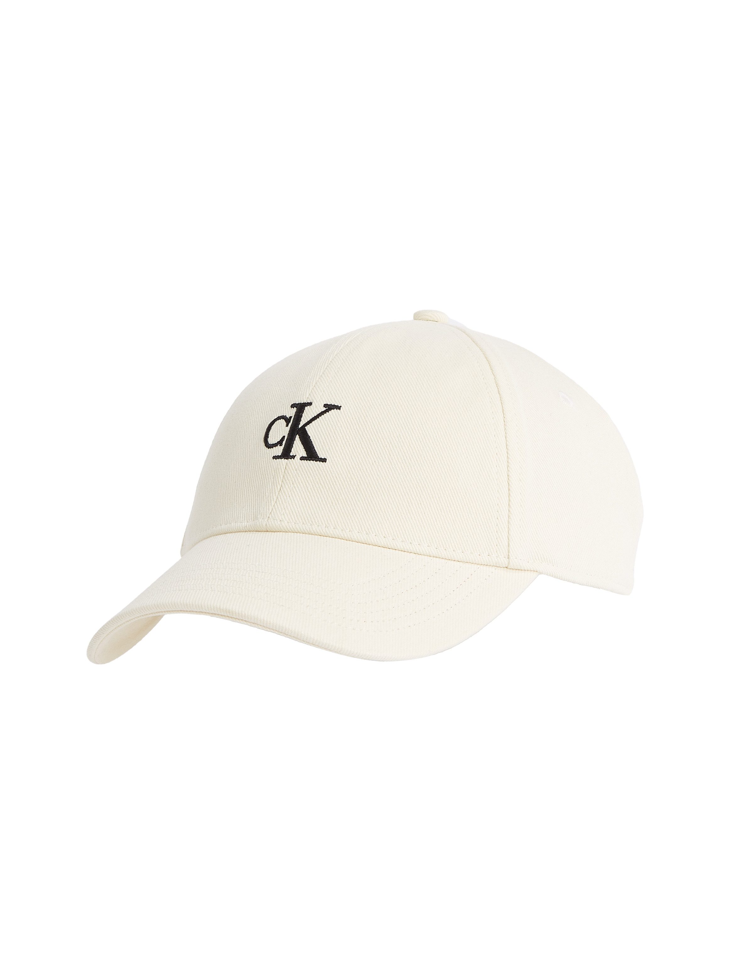 Calvin Klein Baseball pet EMBROIDERED MONOGRAM CAP dames caps wit