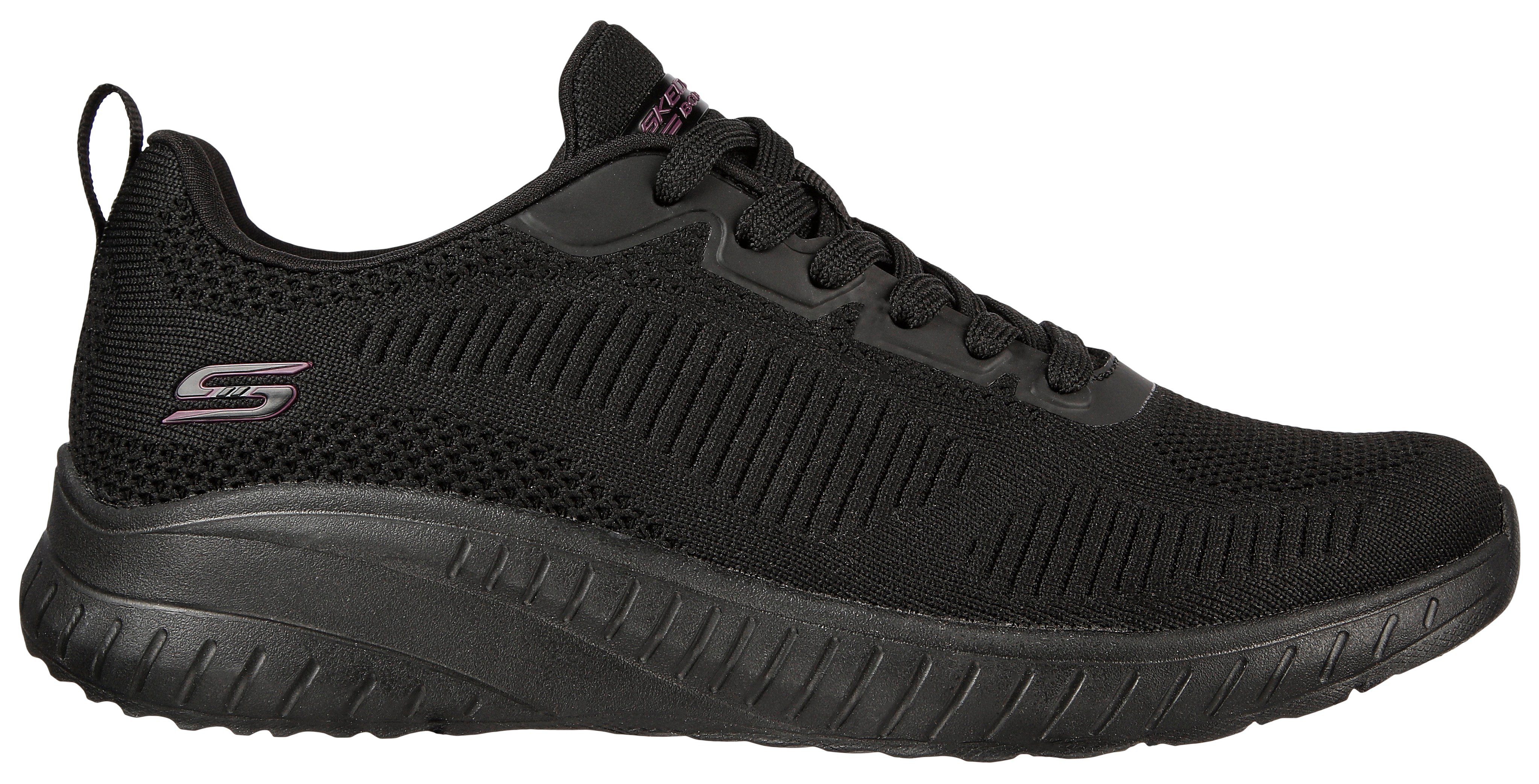 Skechers Sneakers BOBS SQUAD CHAOS - FACE OFF Vrijetijdsschoen, lage schoen, veterschoen machinewas, G-wijdte